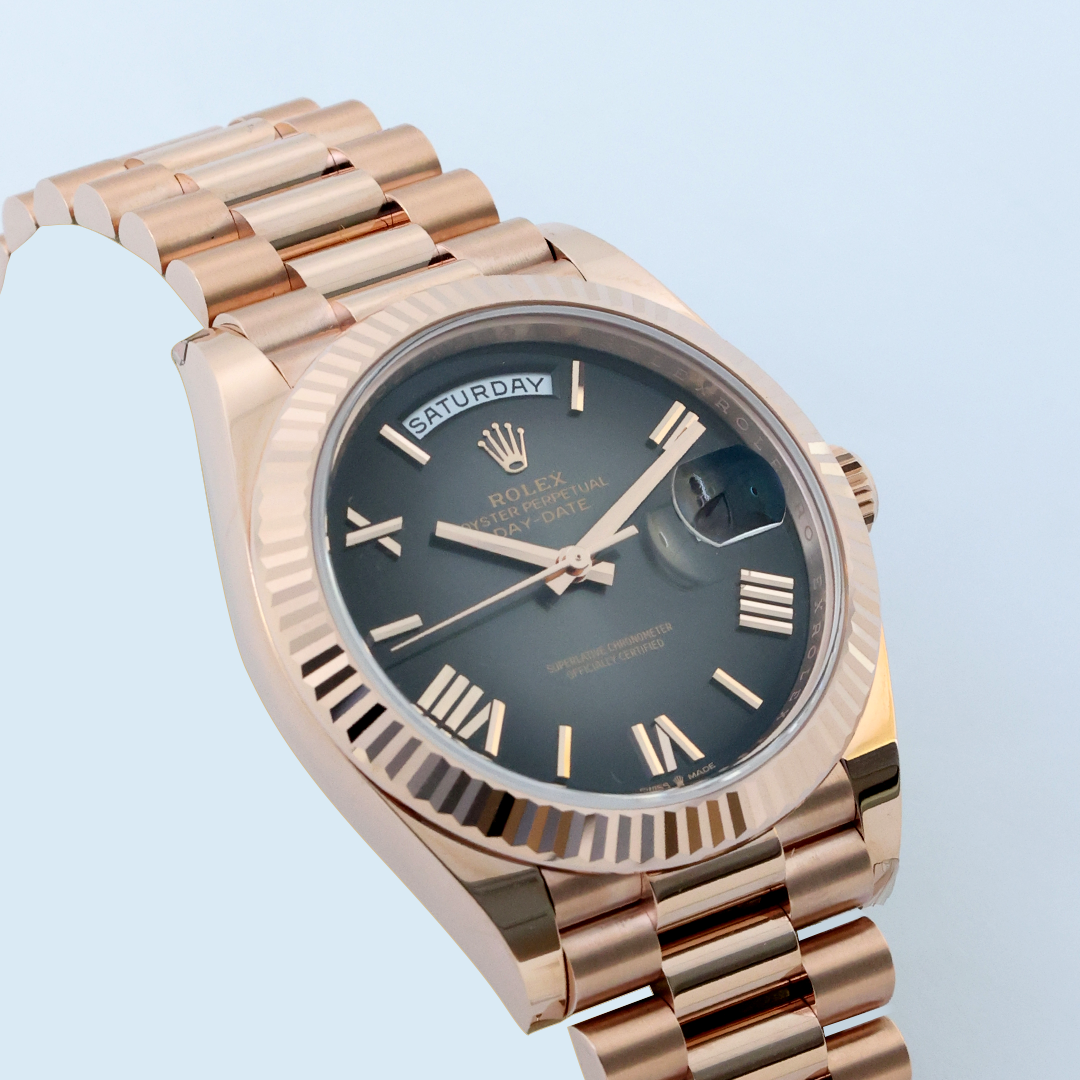 Day-Date Rose Gold Grey Black Dial 40mm Product Image 2