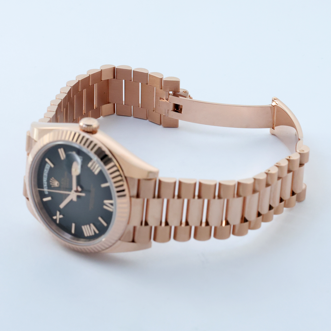 Day-Date Rose Gold Grey Black Dial 40mm Product Image 7