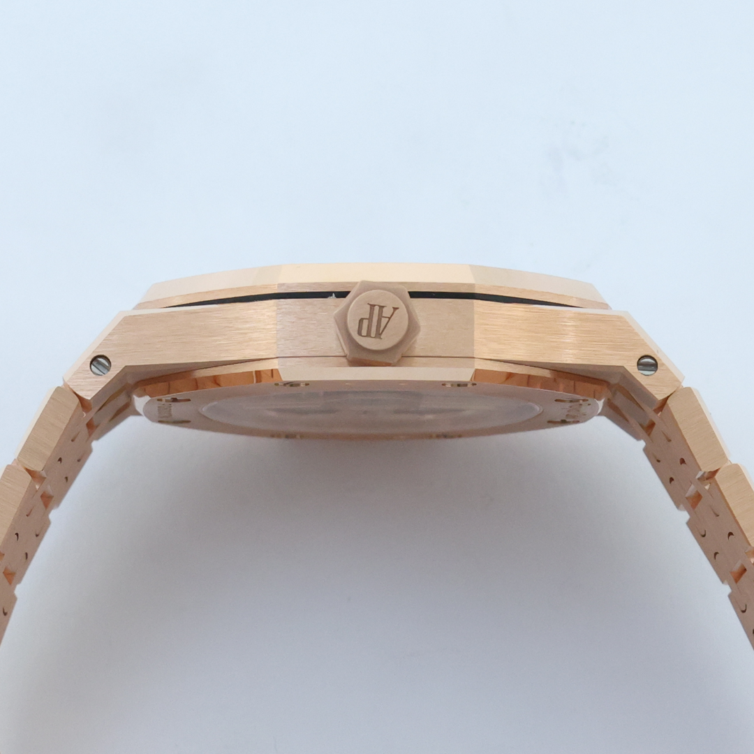 Royal Oak Rose Gold Diamond Green Dial 37mm Product Image 5