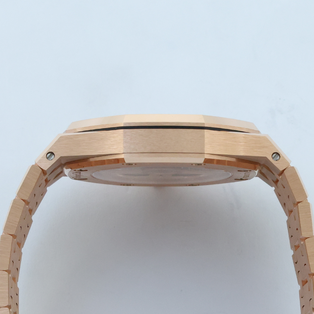 Royal Oak Rose Gold Diamond Green Dial 37mm Product Image 6