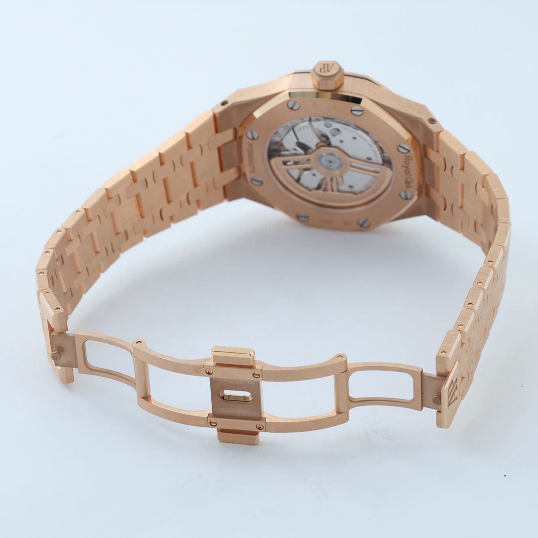 Royal Oak Rose Gold Diamond Green Dial 37mm Product Image 8