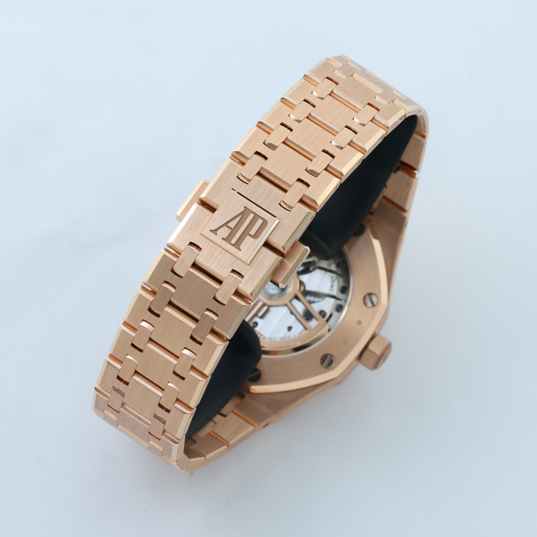 Royal Oak Rose Gold Diamond Green Dial 37mm Product Image 9