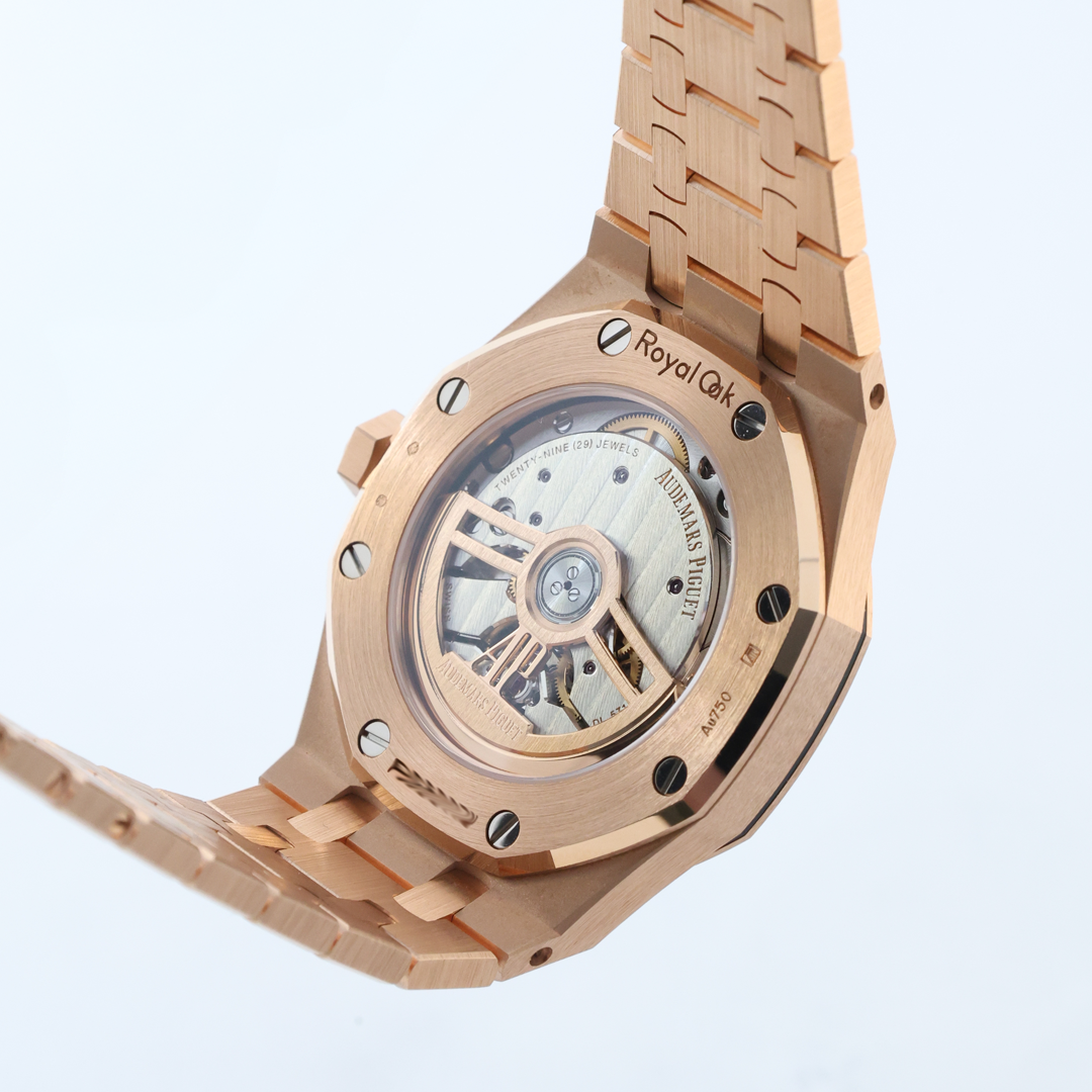 Royal Oak Rose Gold Diamond Green Dial 37mm Product Image 10