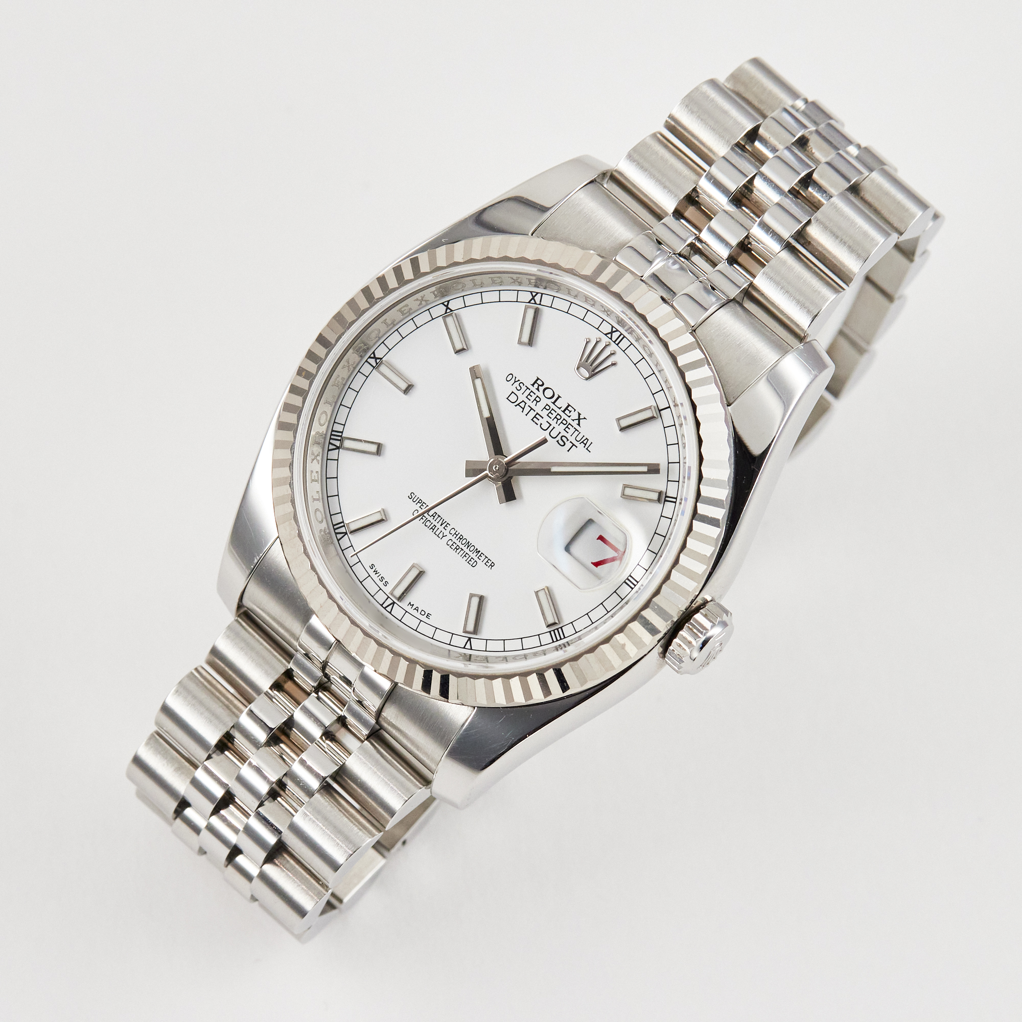 Datejust Steel Jubilee White Dial 36mm Product Image 1