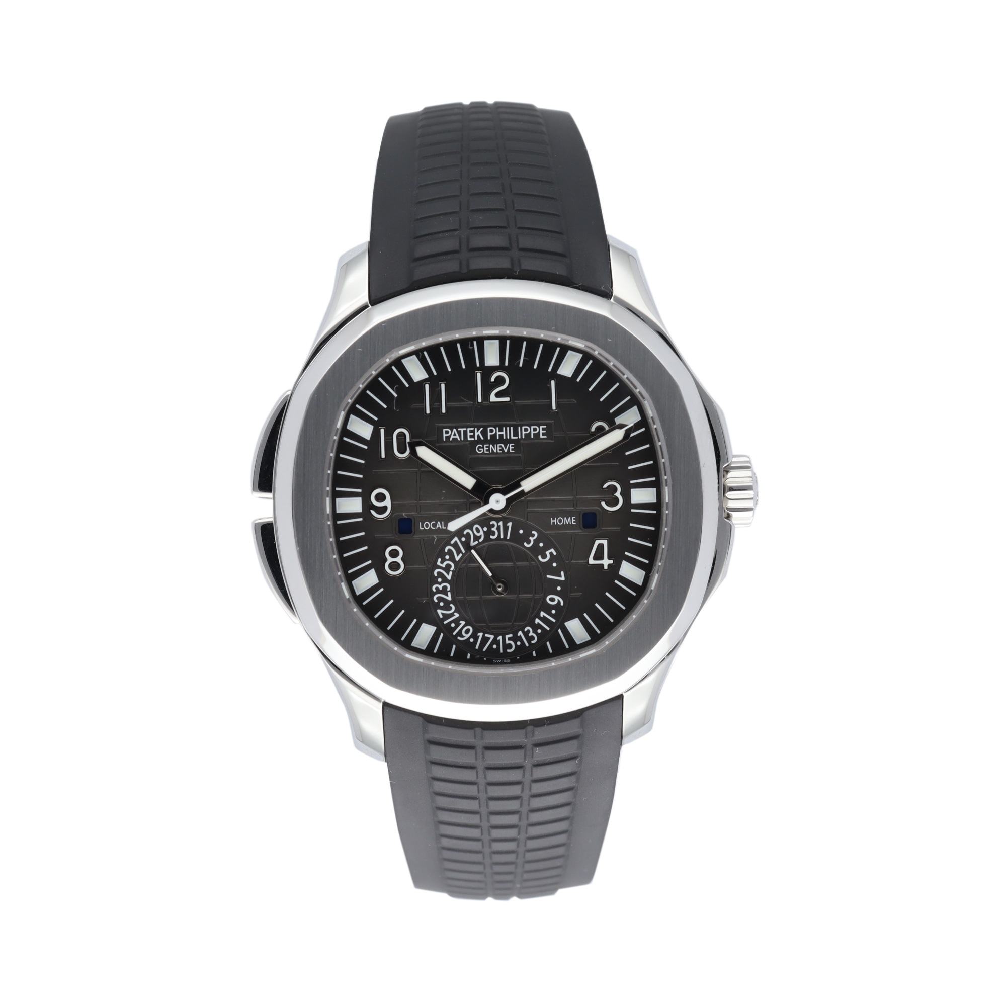 Aquanaut Travel Time Steel Black Dial 40mm Product Image 1