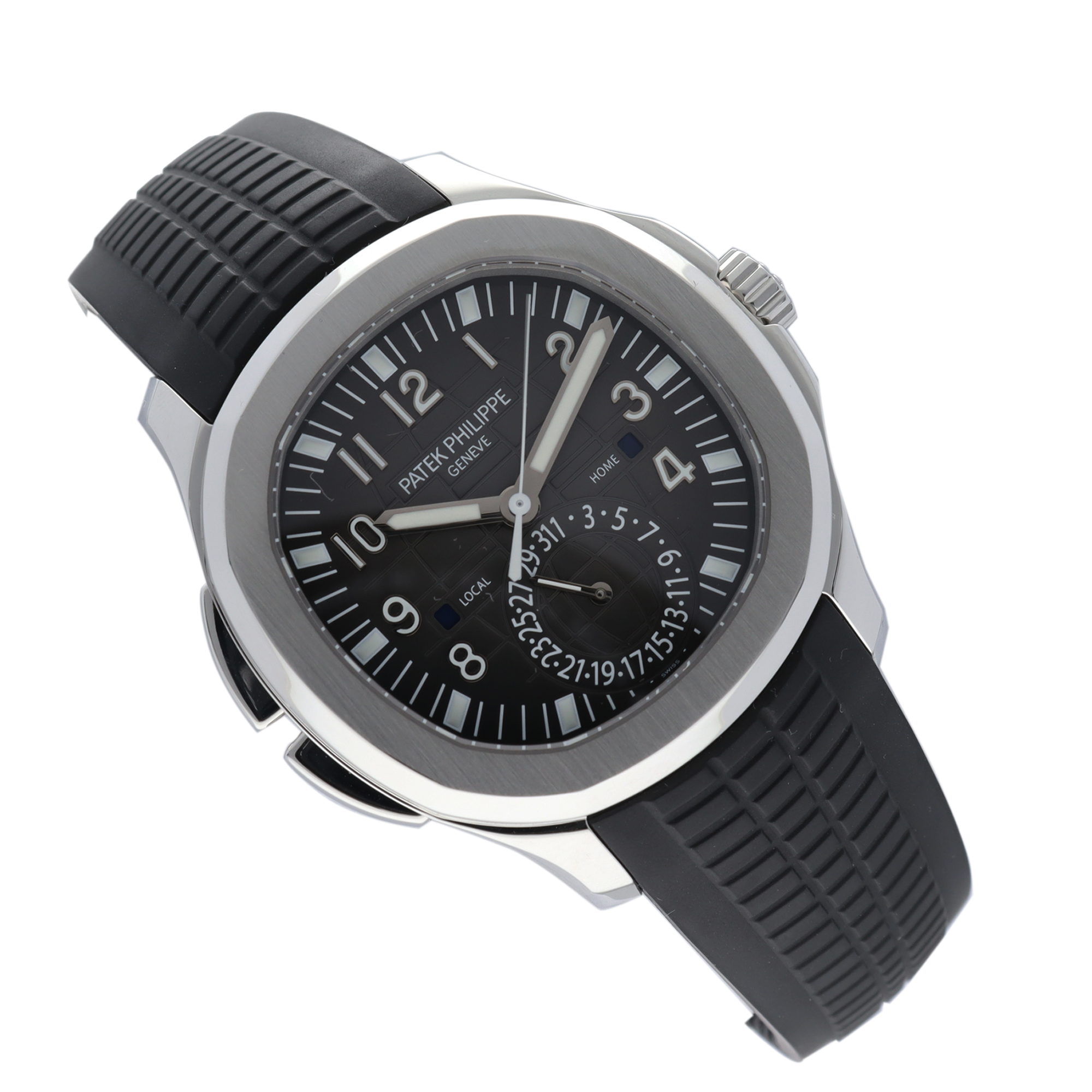 Aquanaut Travel Time Steel Black Dial 40mm Product Image 2