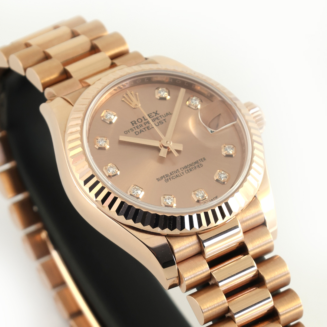Datejust Rose Gold Pink Dial 31mm Product Image 1