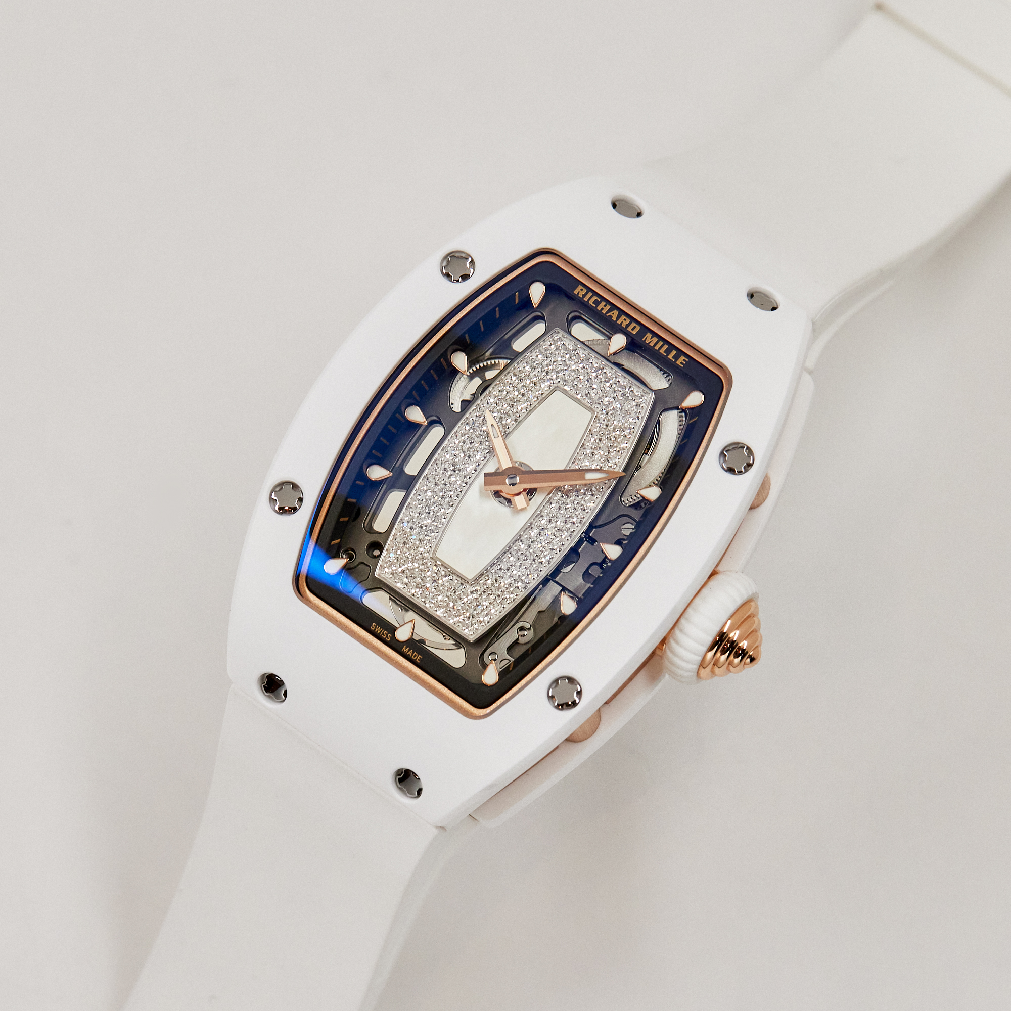 RM07-01 ATZ White Ceramic Mother of Pearl Product Image 1