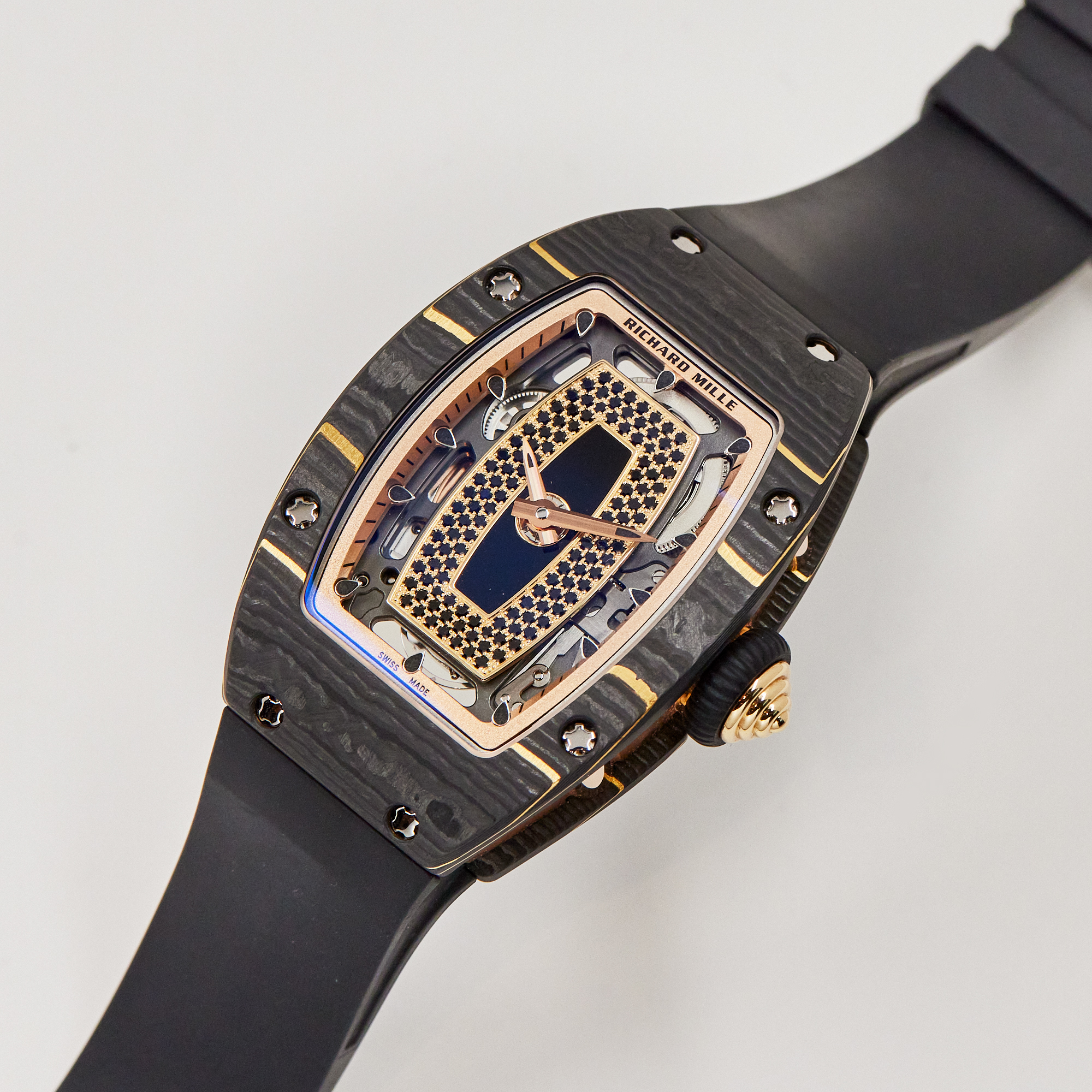 RM07-01 Carbon TPT Rose Gold Product Image 1