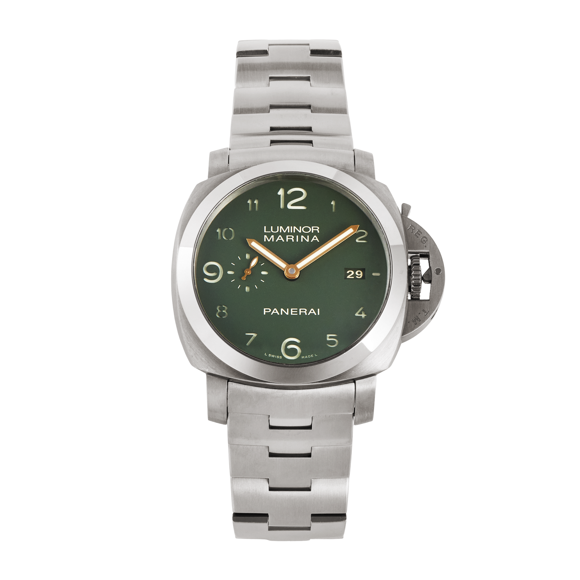Luminor 1950 Marina "Harrods" Titanium Green Dial 44mm Product Image