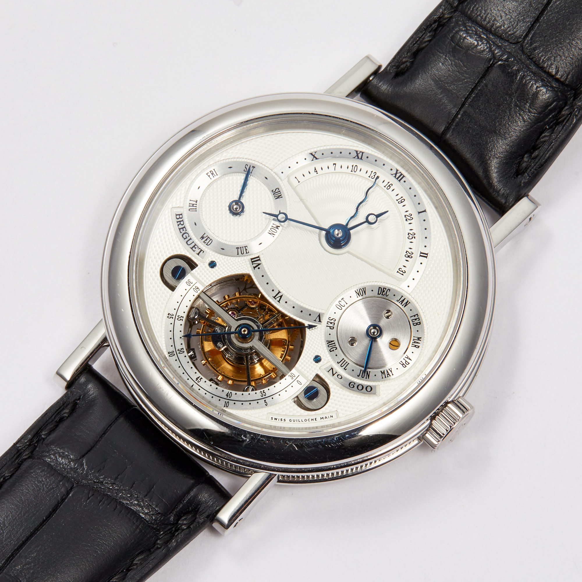 Classique Tourbillon Perpetual Calendar Platinum Silver Dial 39mm Product Image 1