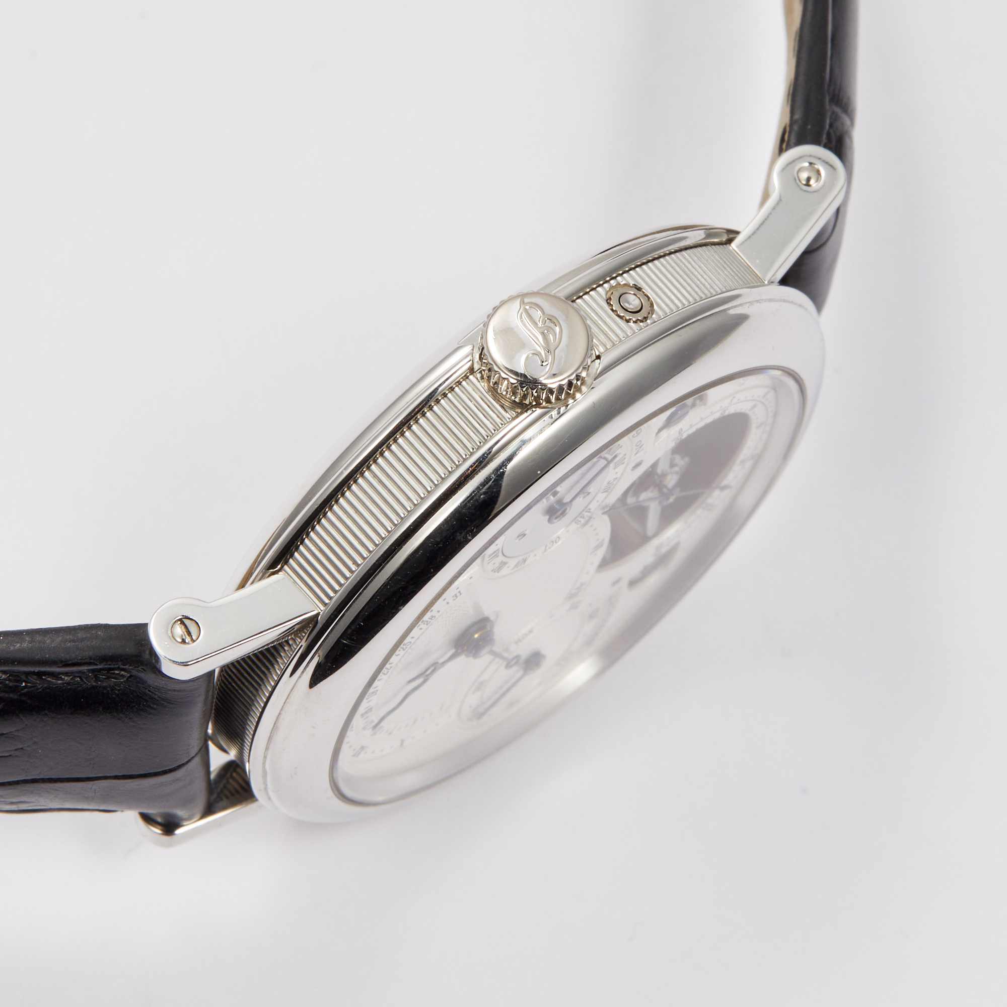 Classique Tourbillon Perpetual Calendar Platinum Silver Dial 39mm Product Image 3
