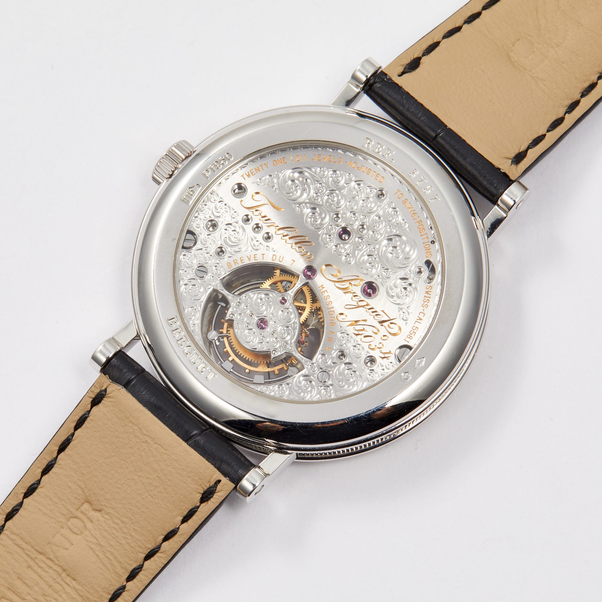 Classique Tourbillon Perpetual Calendar Platinum Silver Dial 39mm Product Image 6