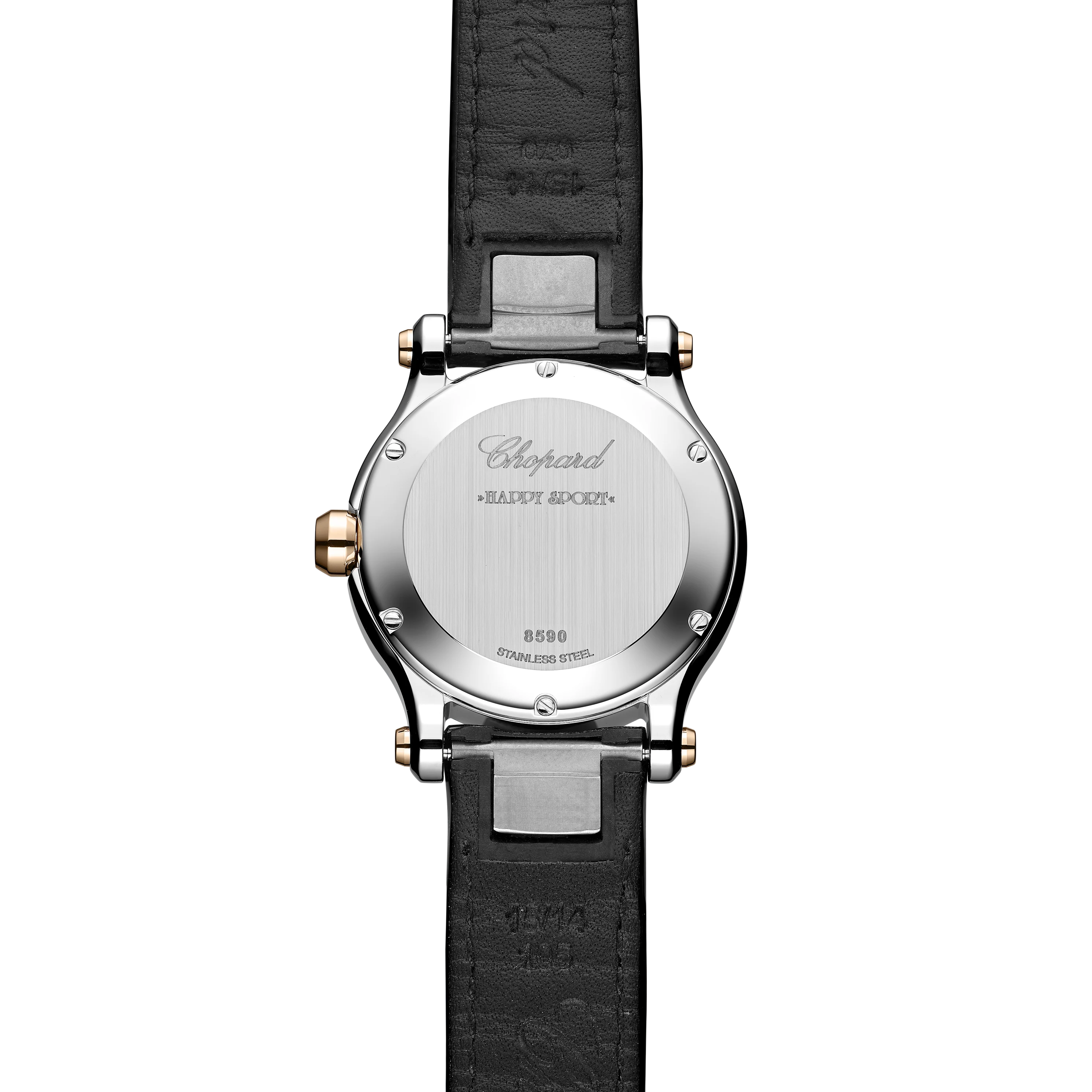 Happy Sport Rose Gold & Steel Black Dial 36mm Product Image 2