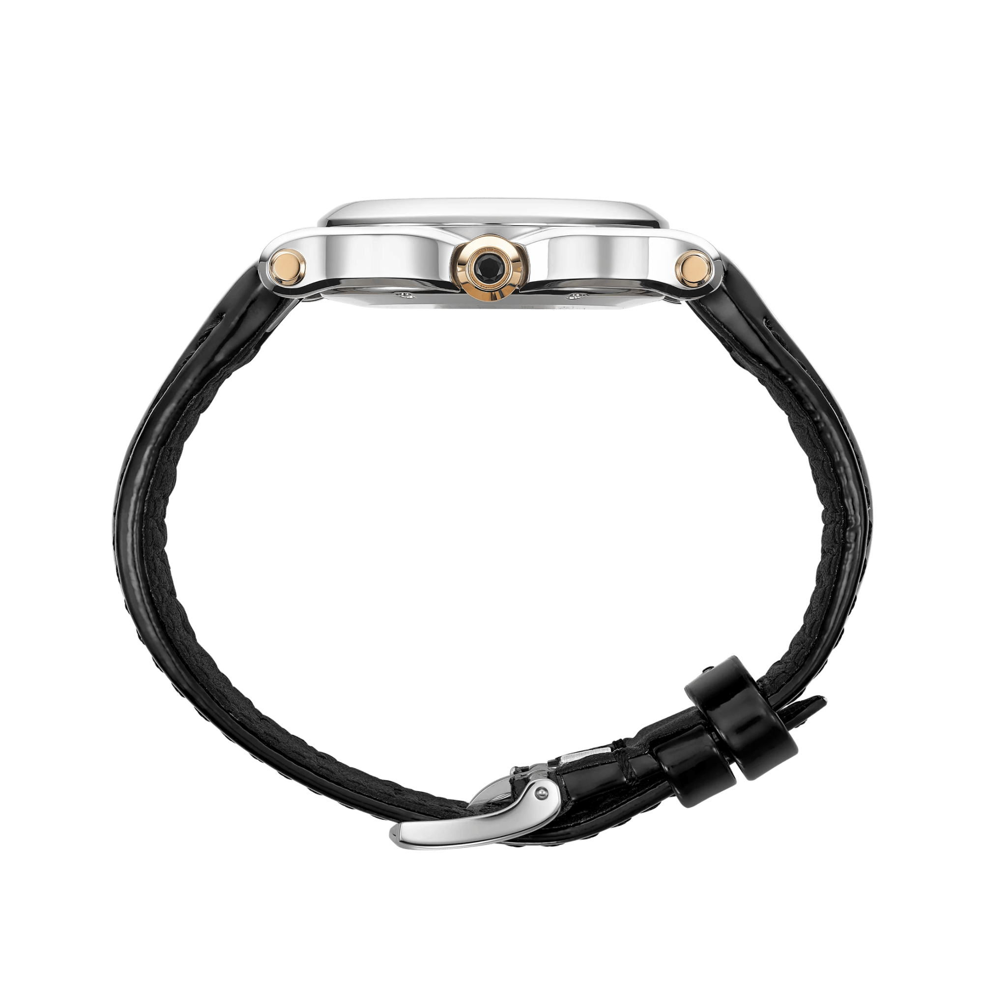 Happy Sport Rose Gold & Steel Black Dial 36mm Product Image 3
