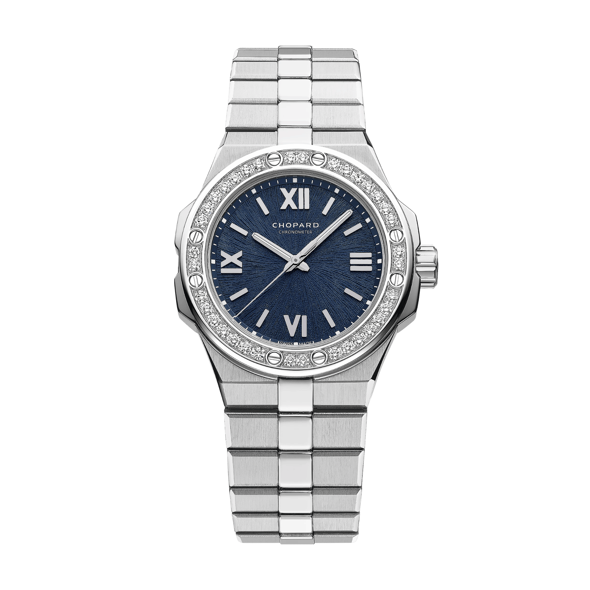 Alpine Eagle Lucent Steel Diamond Blue Dial 33mm Product Image