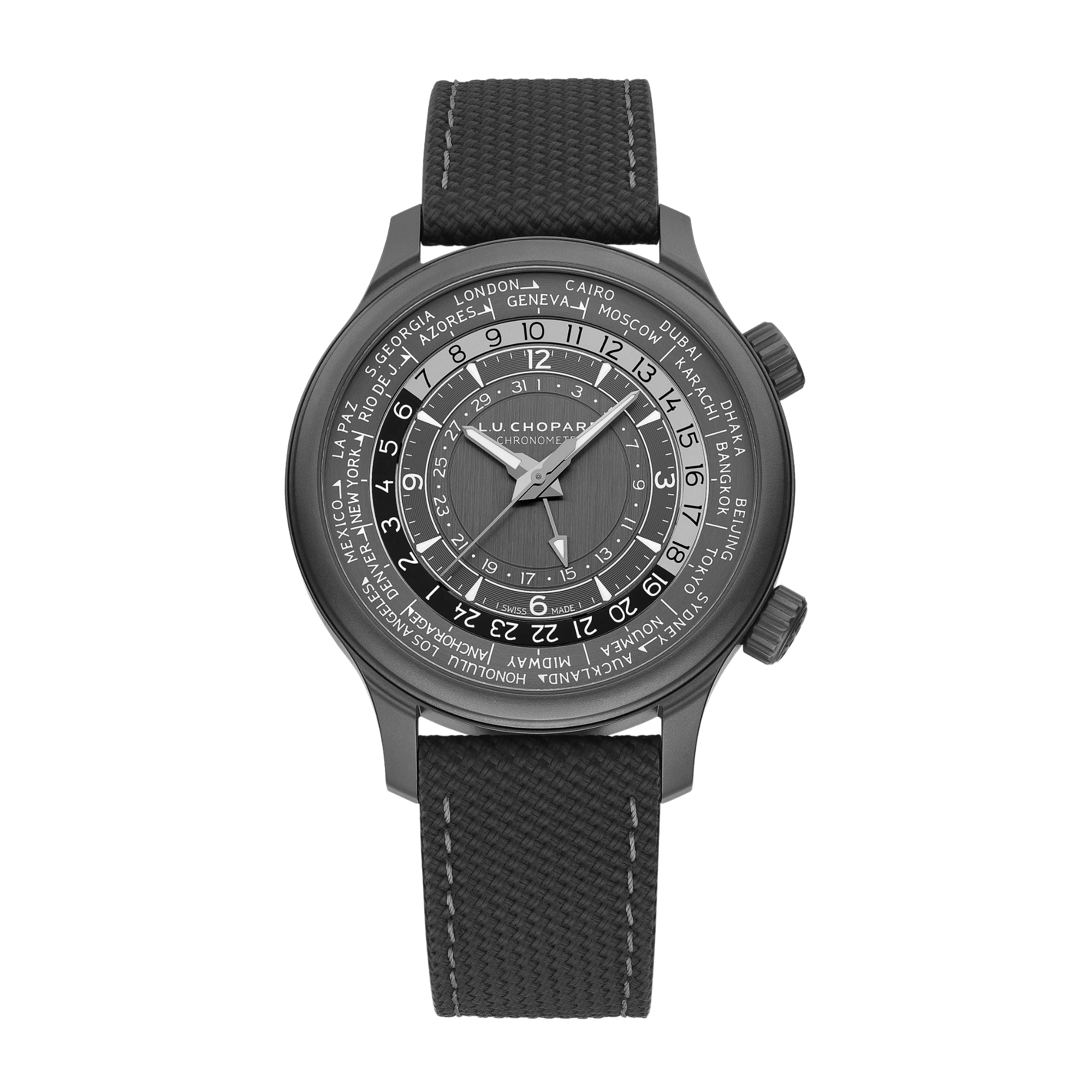 L.U.C Time Traveller Titanium Grey Dial 42mm Product Image 1