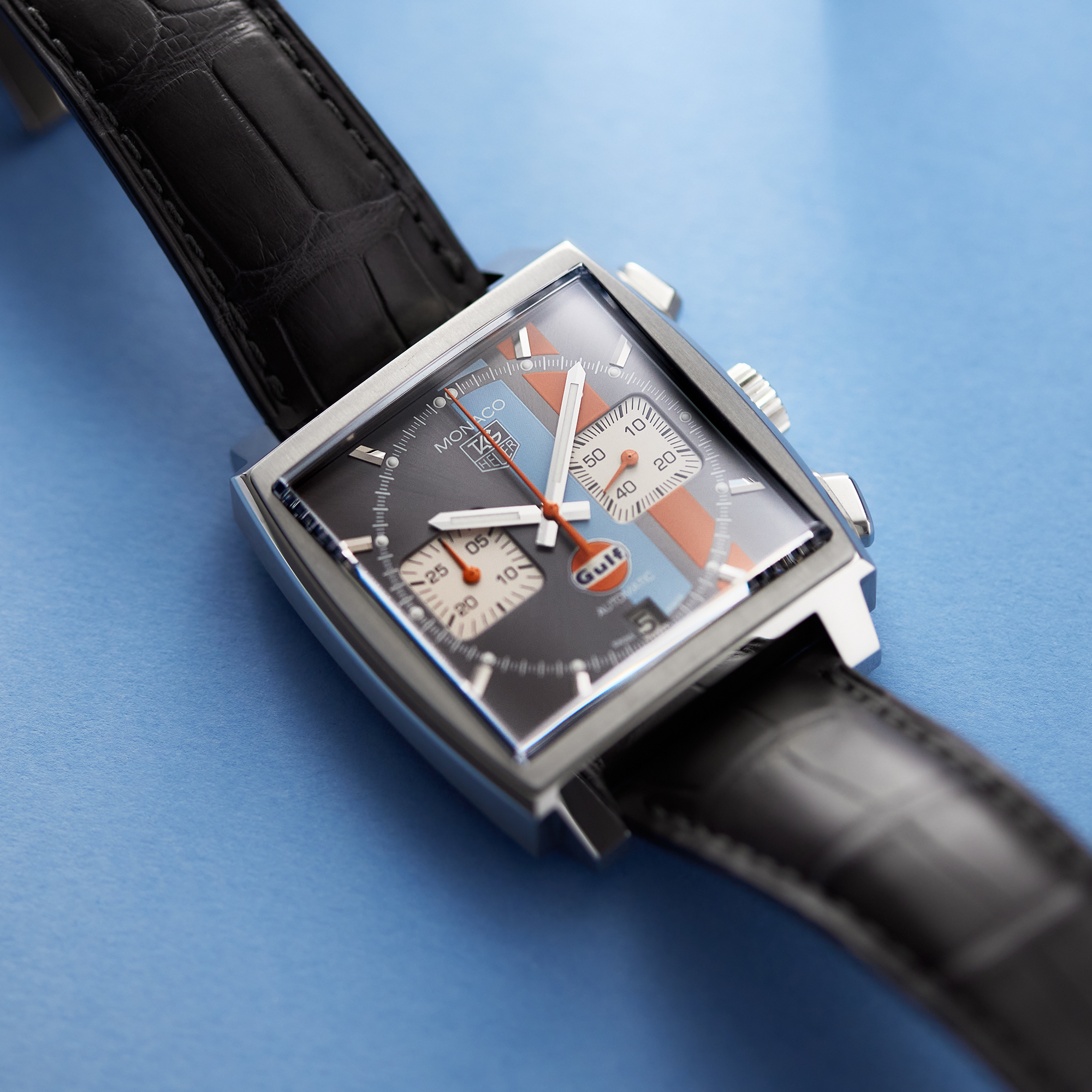 Monaco Gulf Steel Black Dial 39mm Product Image 9