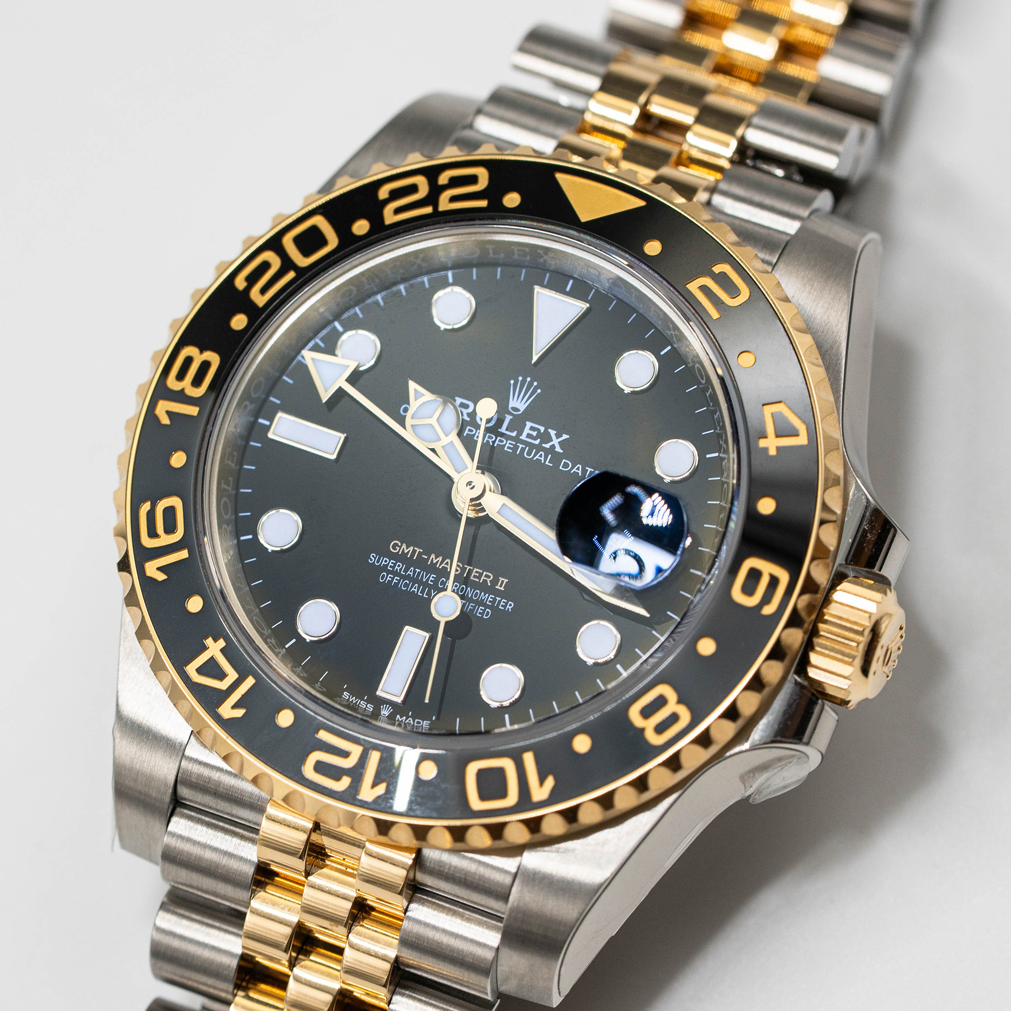 GMT-Master II Yellow Gold & Steel Jubilee Black Dial 40mm Product Image 1