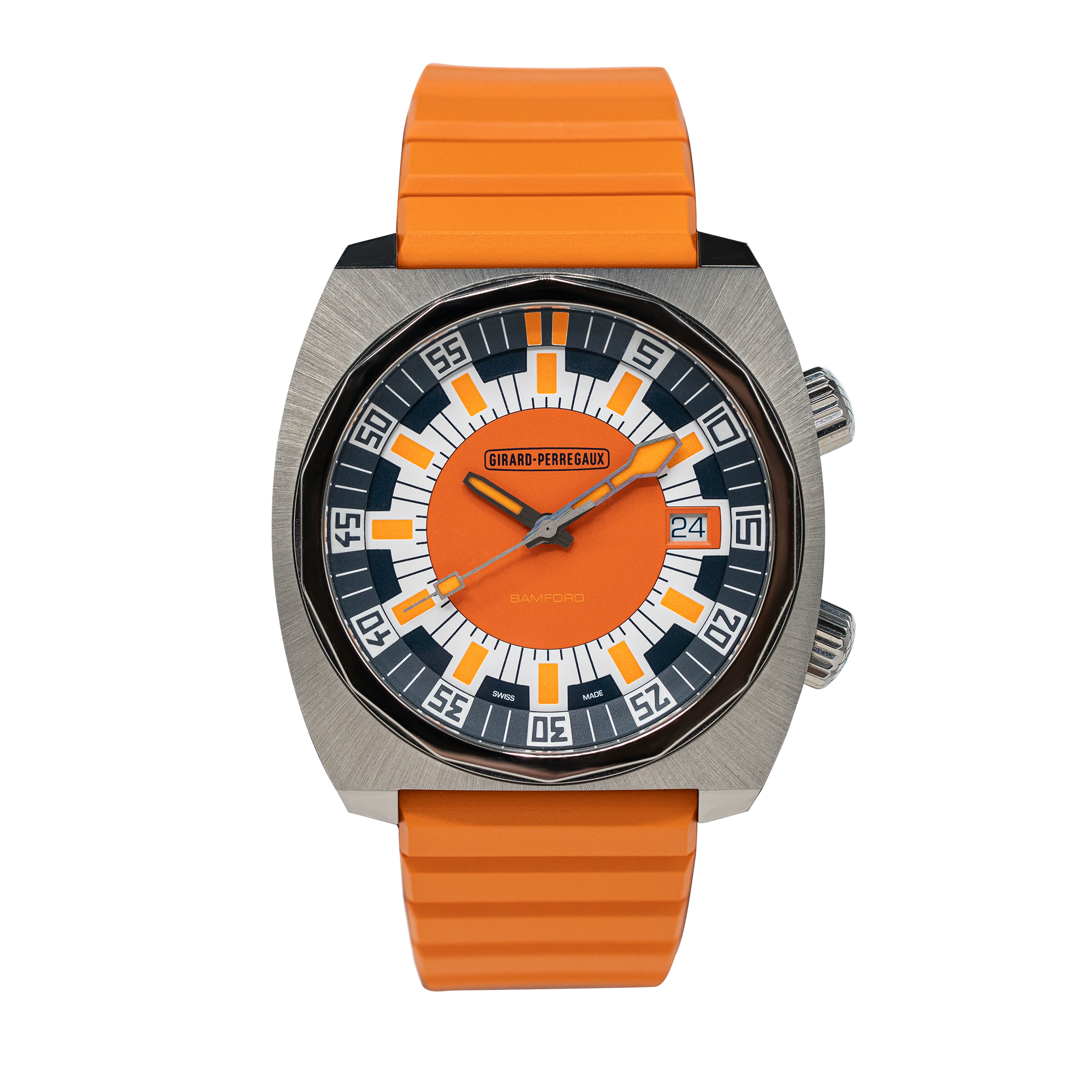 Girard-Perregaux Deep Diver Limited Edition Titanium Orange Dial