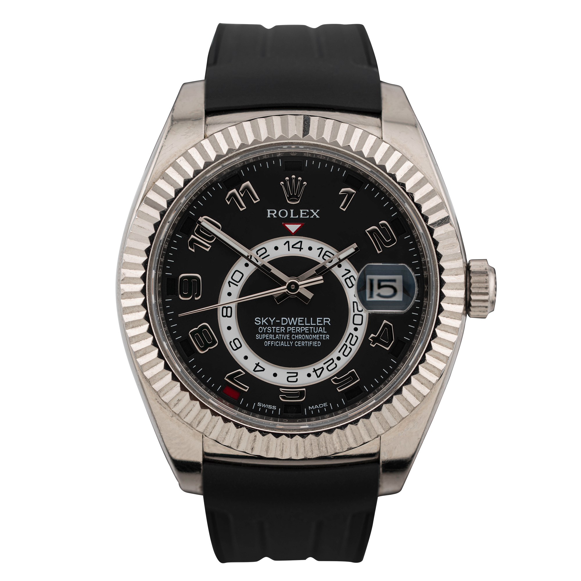 Sky-Dweller White Gold Black Dial 42mm Product Image