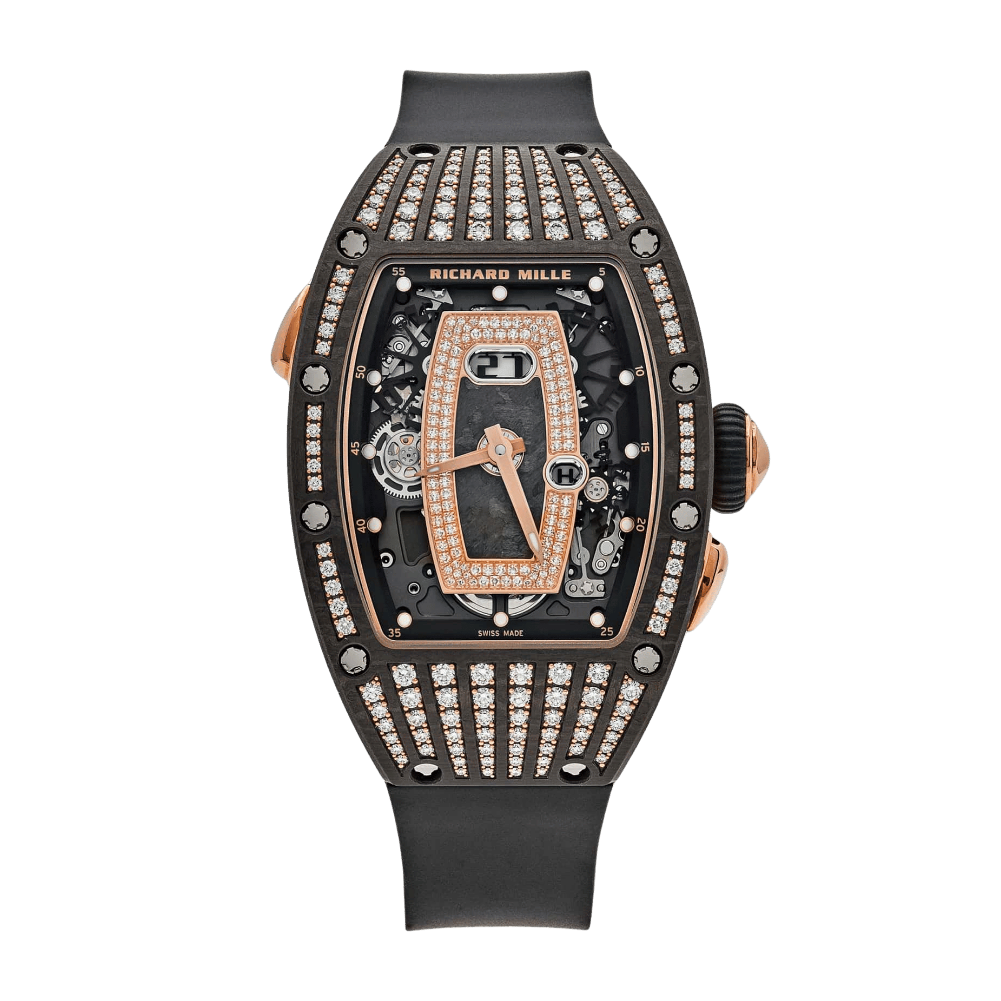 RM37 Rose Gold Carbon TPT Diamond Product Image