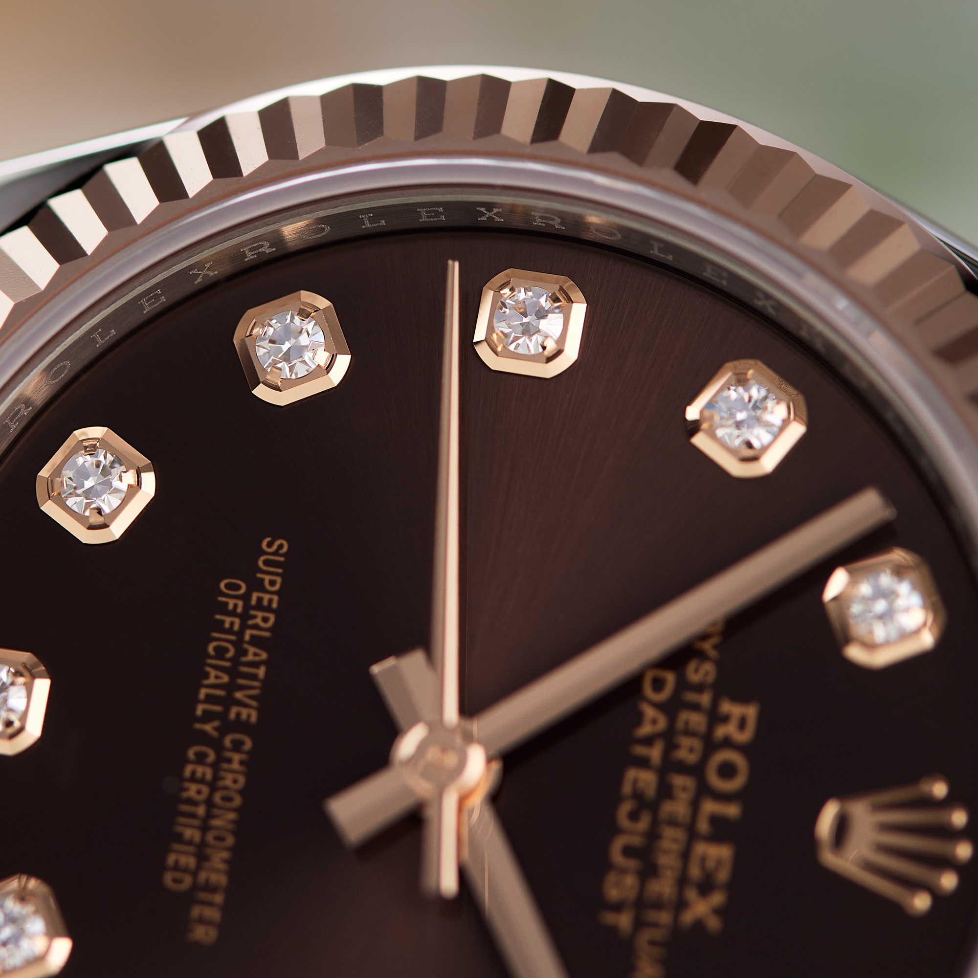 Datejust Rose Gold & Steel Jubilee Brown Dial 31mm Product Image