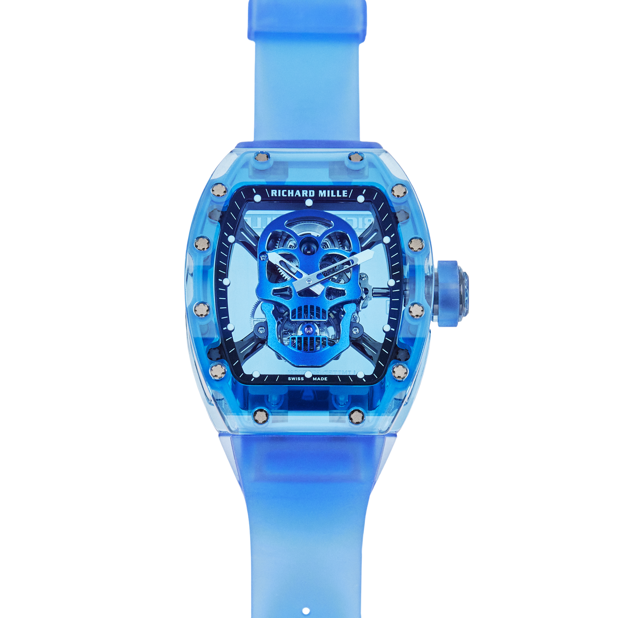 RM52-04 "Skull" Blue Sapphire Limited to 5 Pcs Product Image