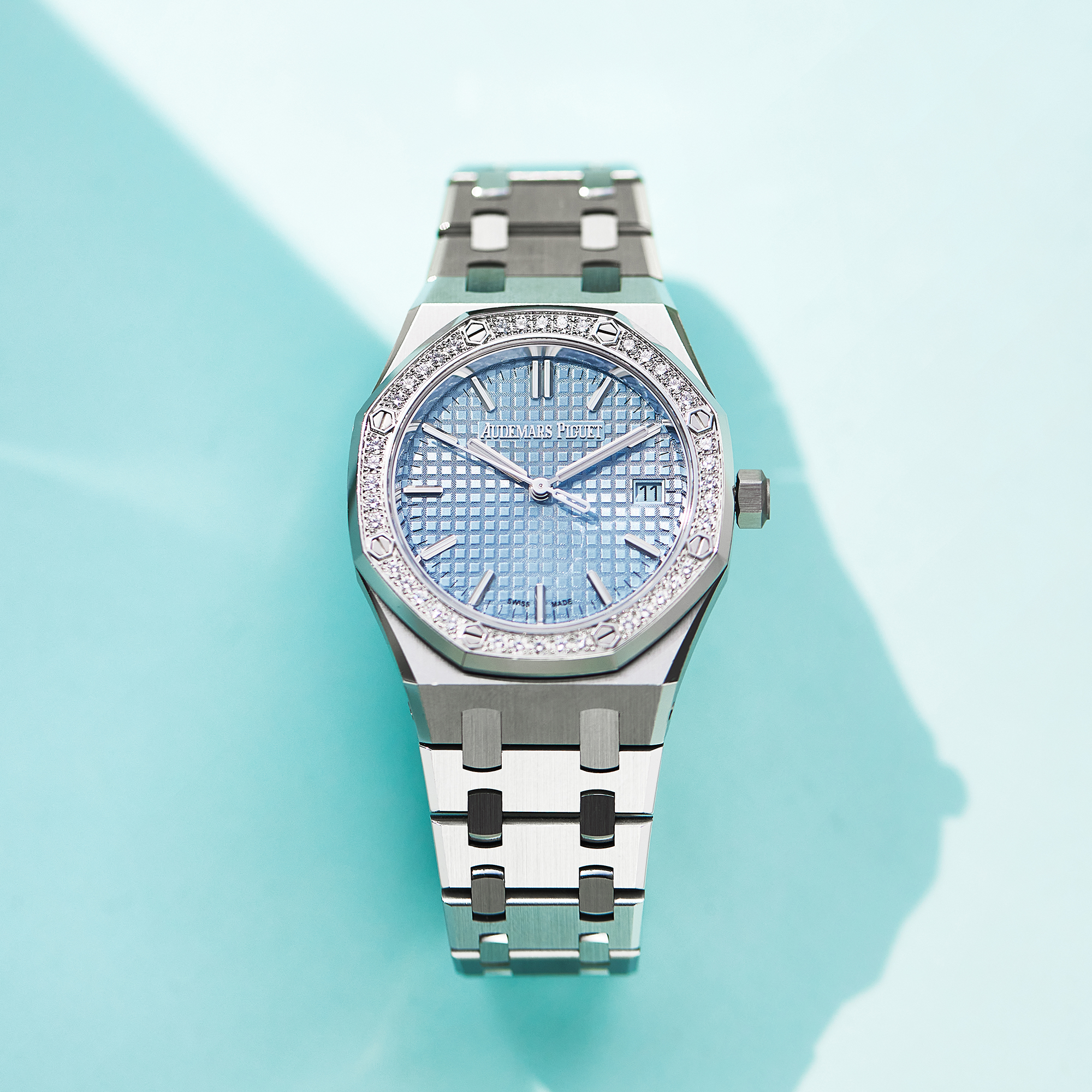 Royal Oak Steel Diamond Blue Dial 34mm Product Image