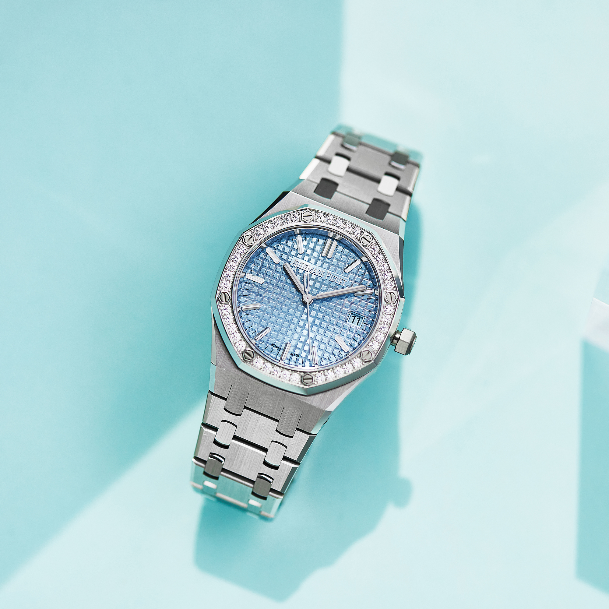 Royal Oak Steel Diamond Blue Dial 34mm Product Image