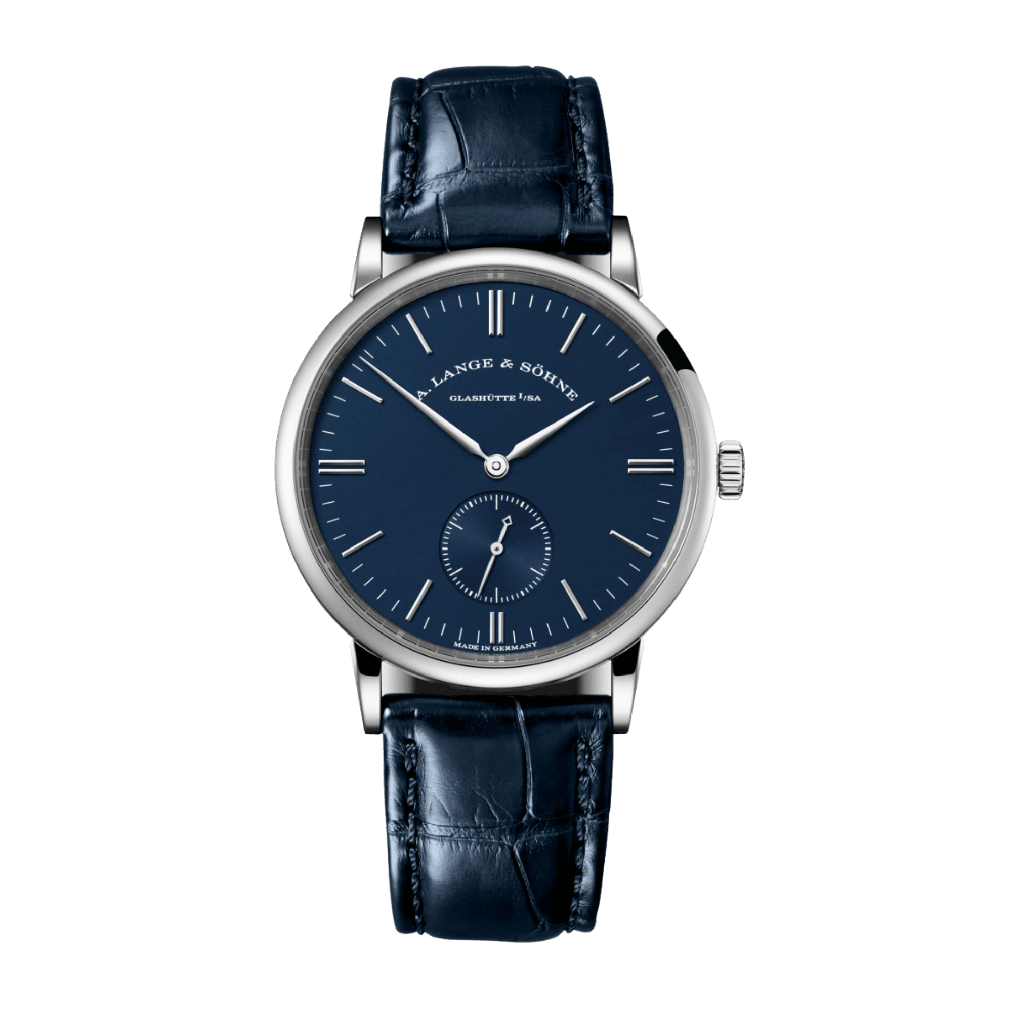 Saxonia White Gold Blue Dial 35mm Product Image