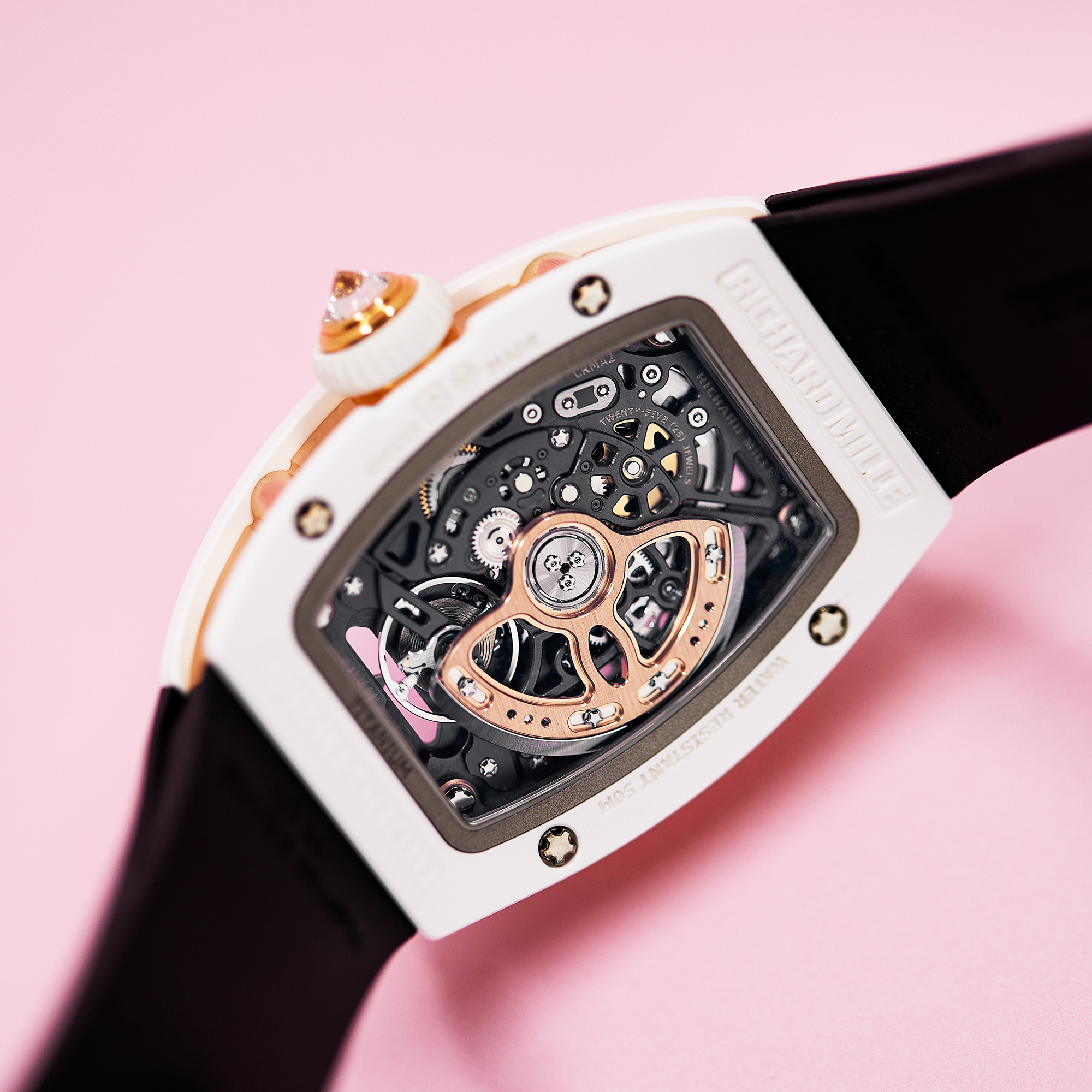RM07-01 ATZ White Ceramic One Row Onyx Product Image