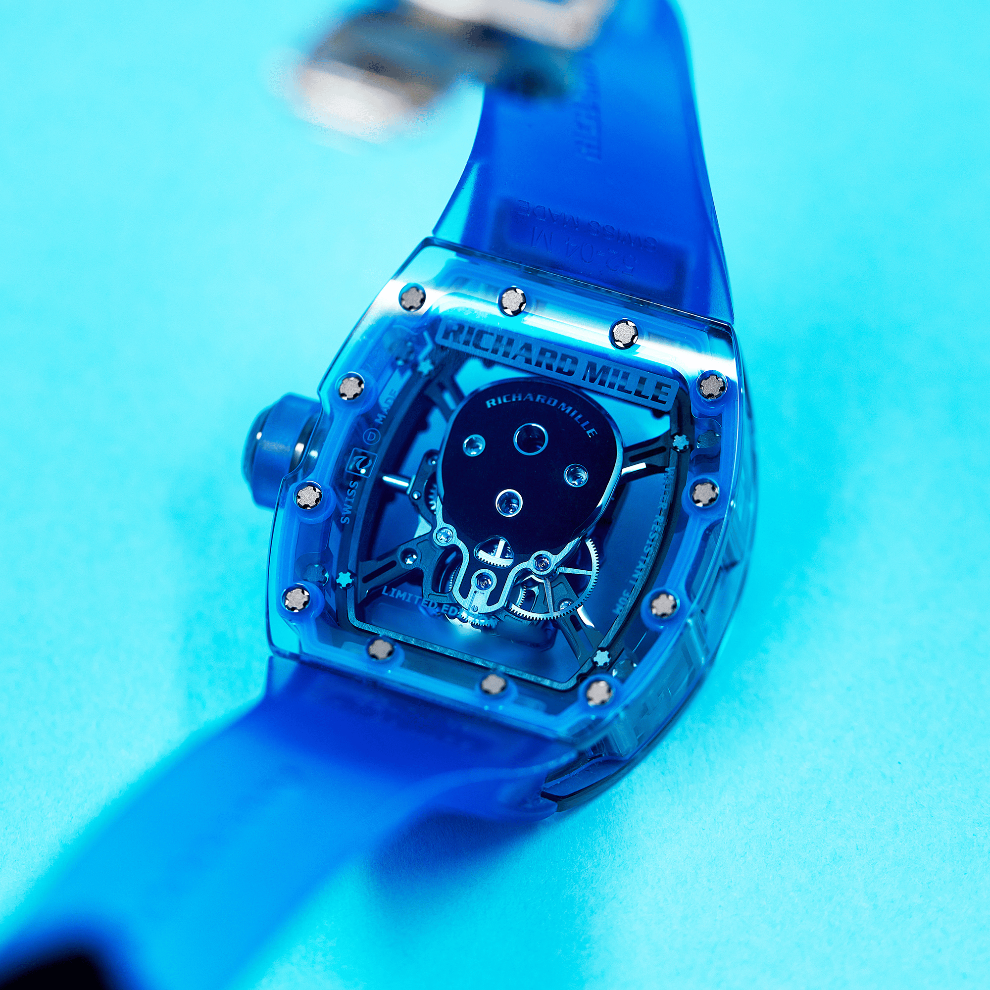 RM52-04 "Skull" Blue Sapphire Limited to 5 Pcs Product Image