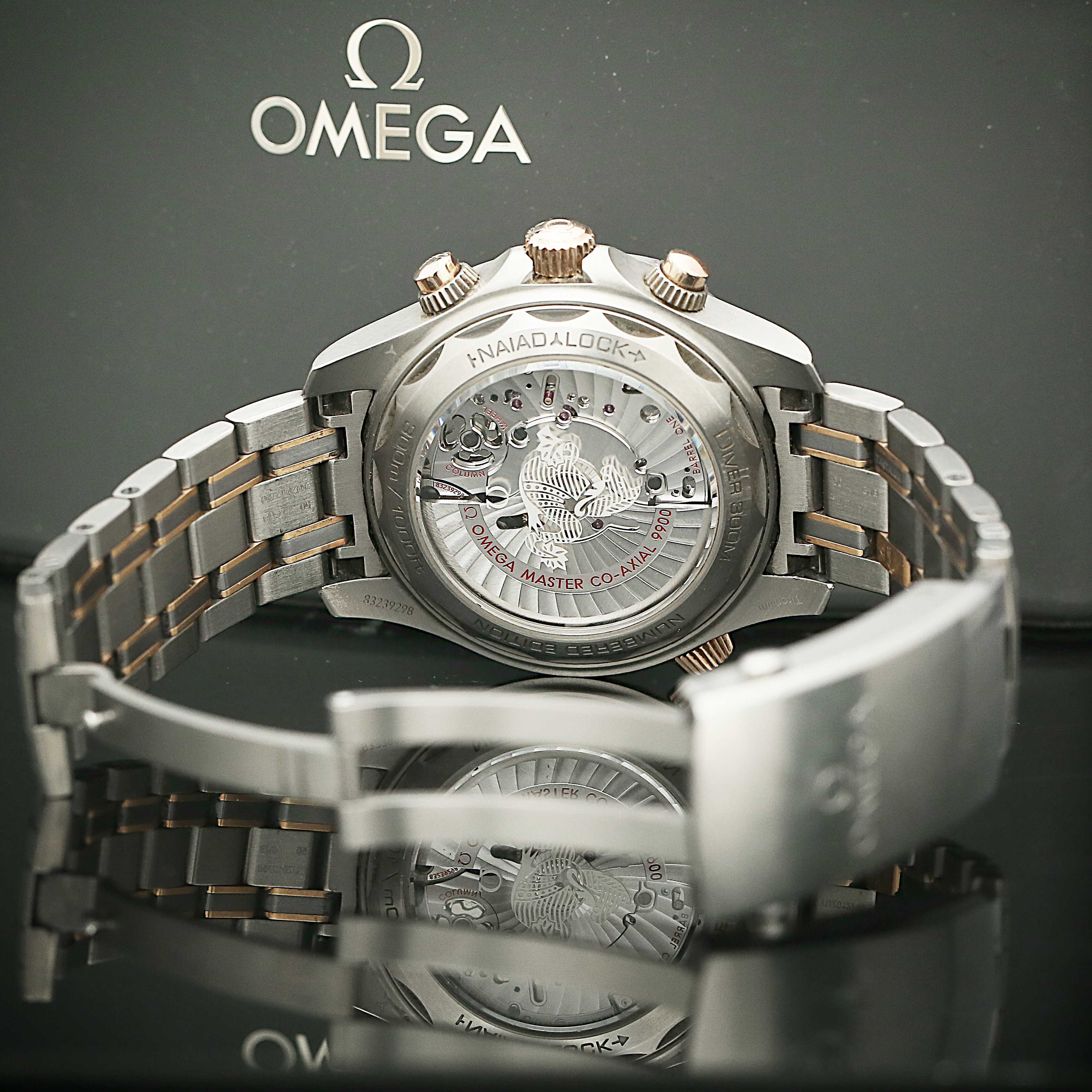 Seamaster Diver 300m Chronograph Rose Gold Tantalum & Titanium Blue Dial 44mm Product Image 4