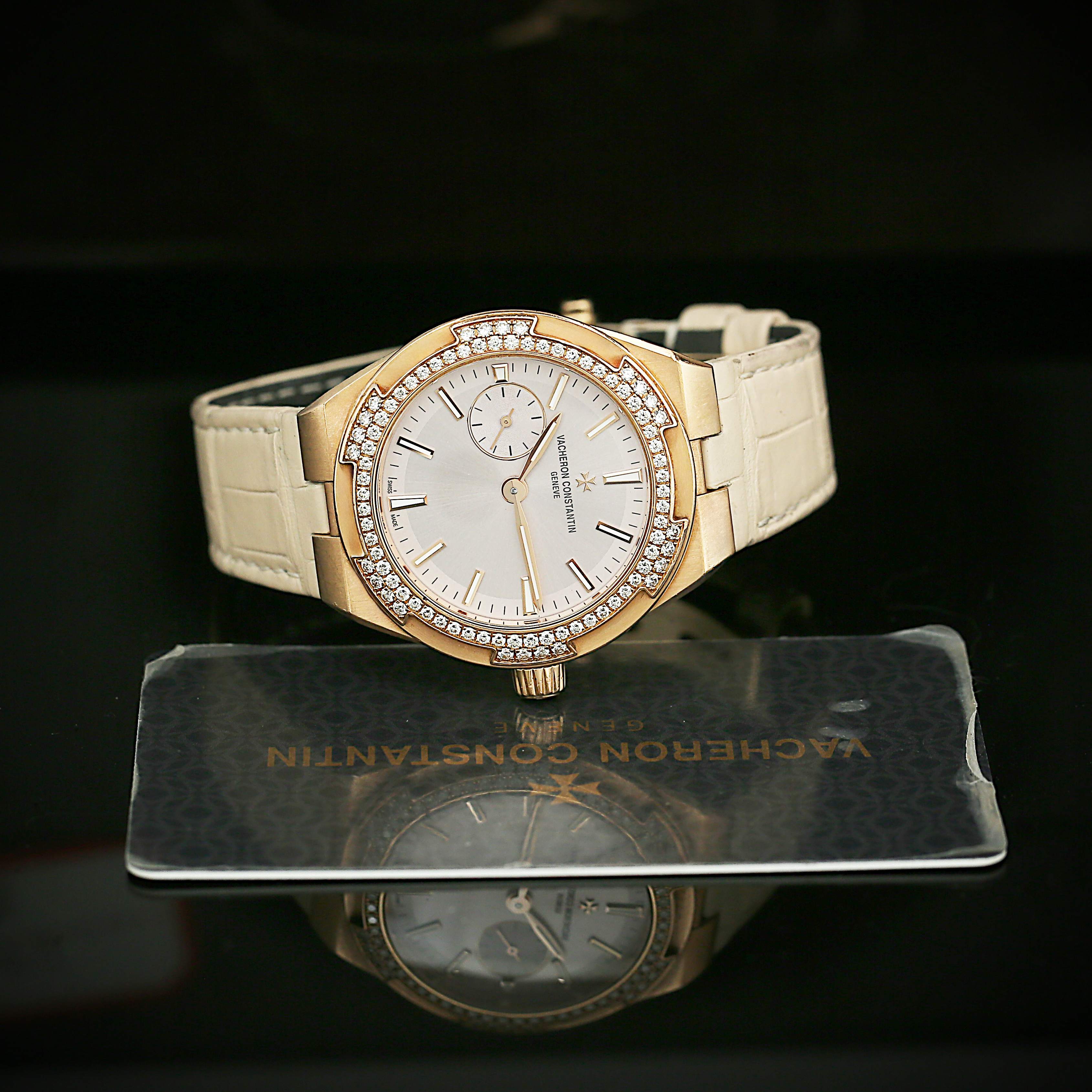 Overseas Small Seconds Rose Gold Pink Dial 37mm Product Image 3