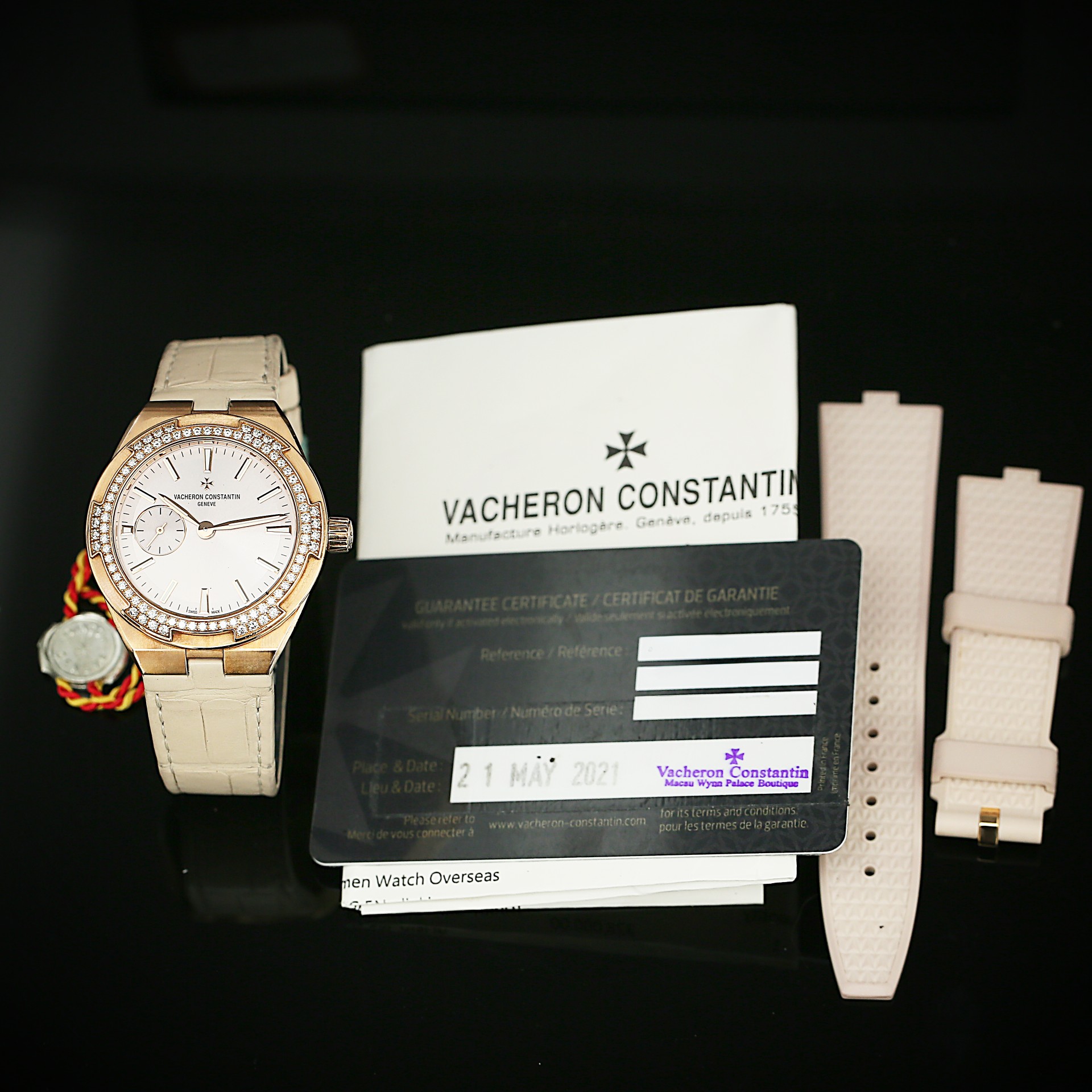 Overseas Small Seconds Rose Gold Pink Dial 37mm Product Image 7