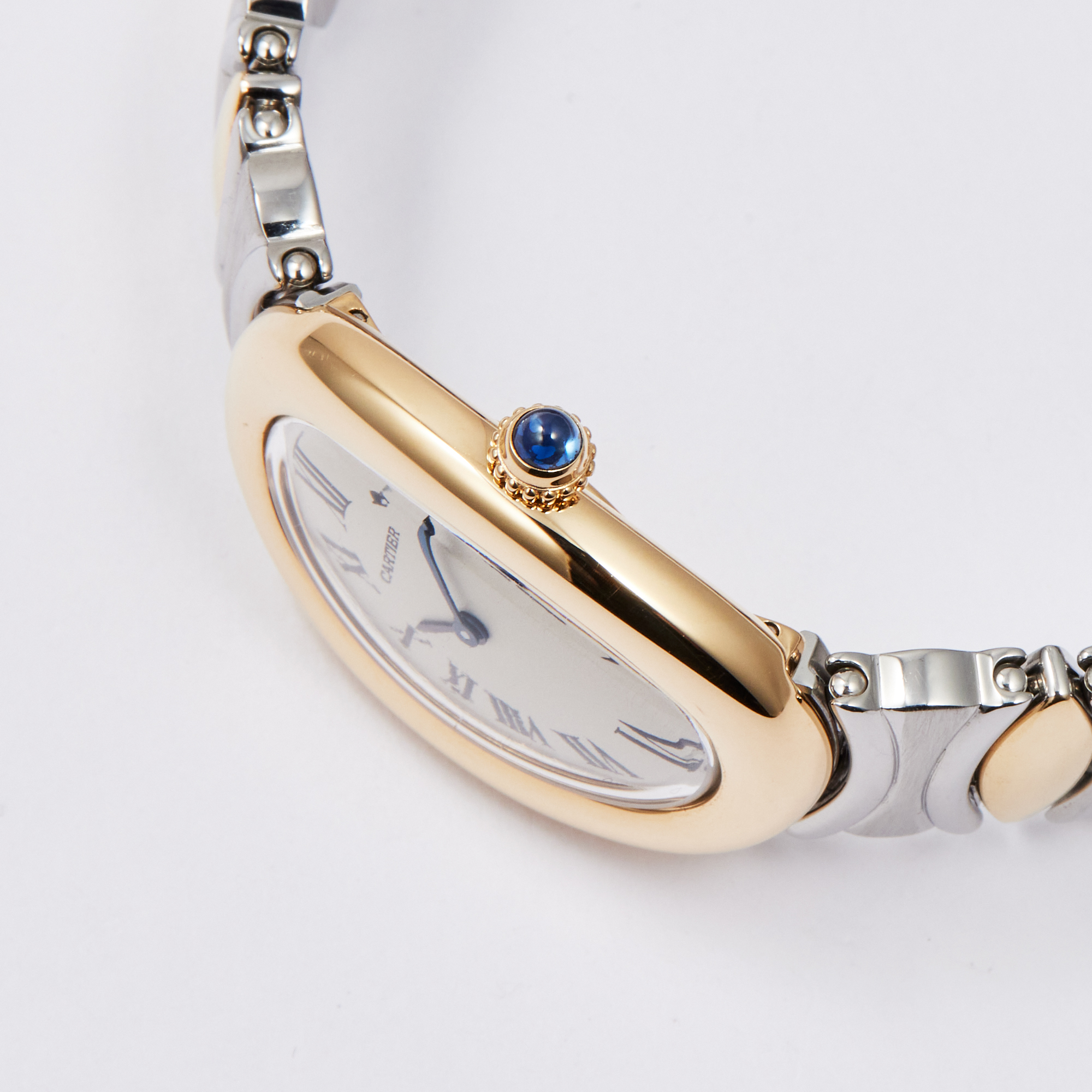 Baignoire de Cartier Yellow Gold & Steel White Dial 22mm Product Image 2