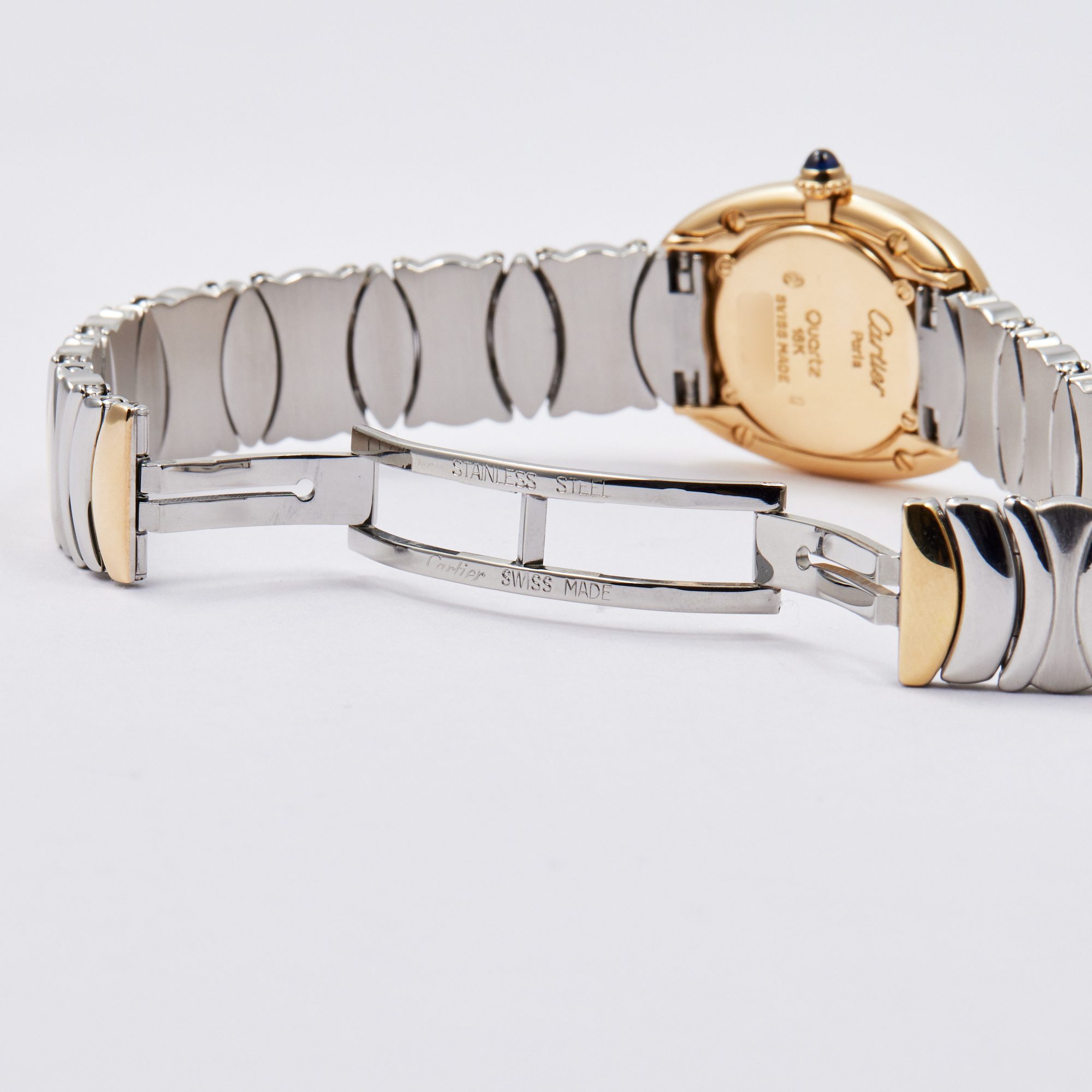 Baignoire de Cartier Yellow Gold & Steel White Dial 22mm Product Image 7
