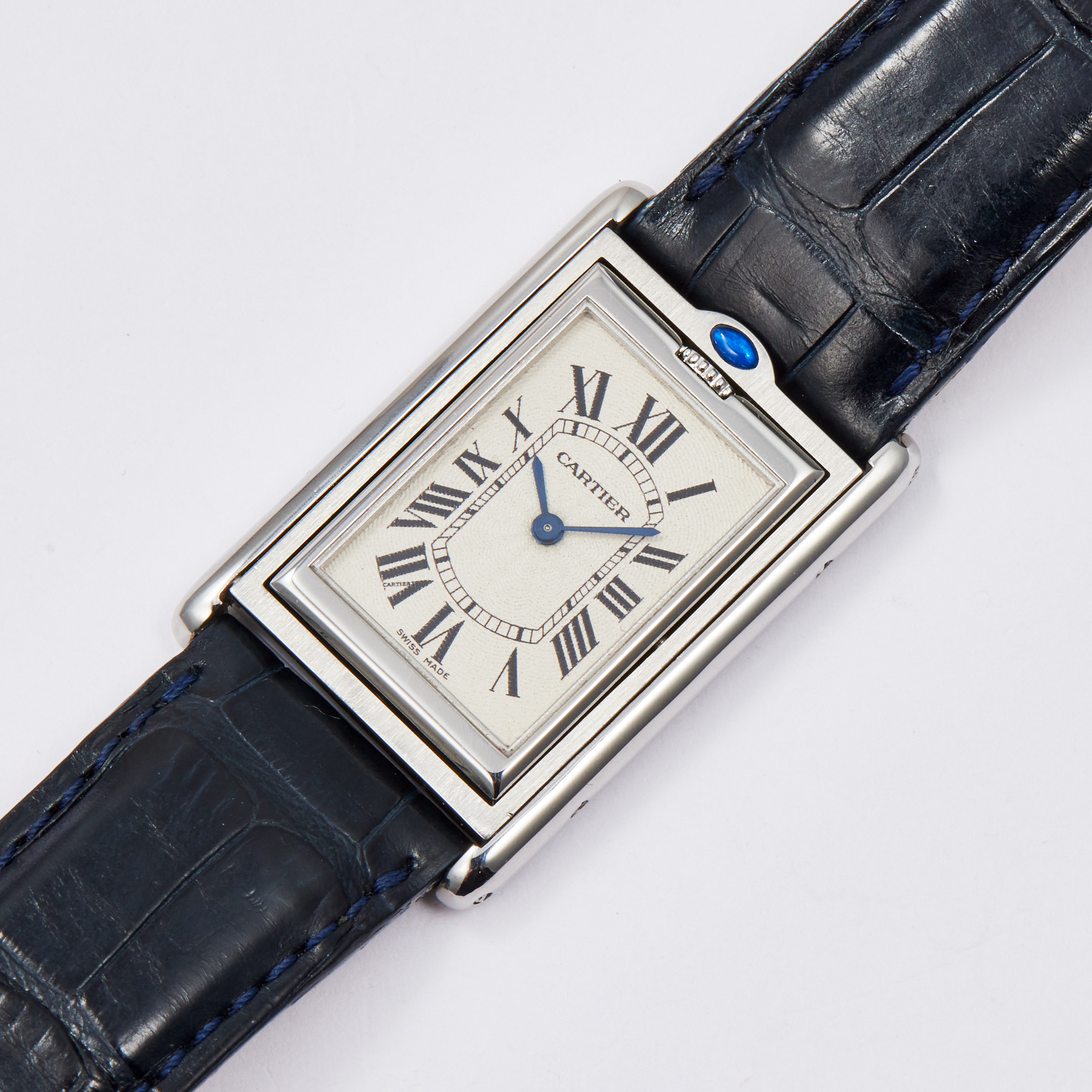 Tank Basculante Steel White Dial 26mm Product Image 1