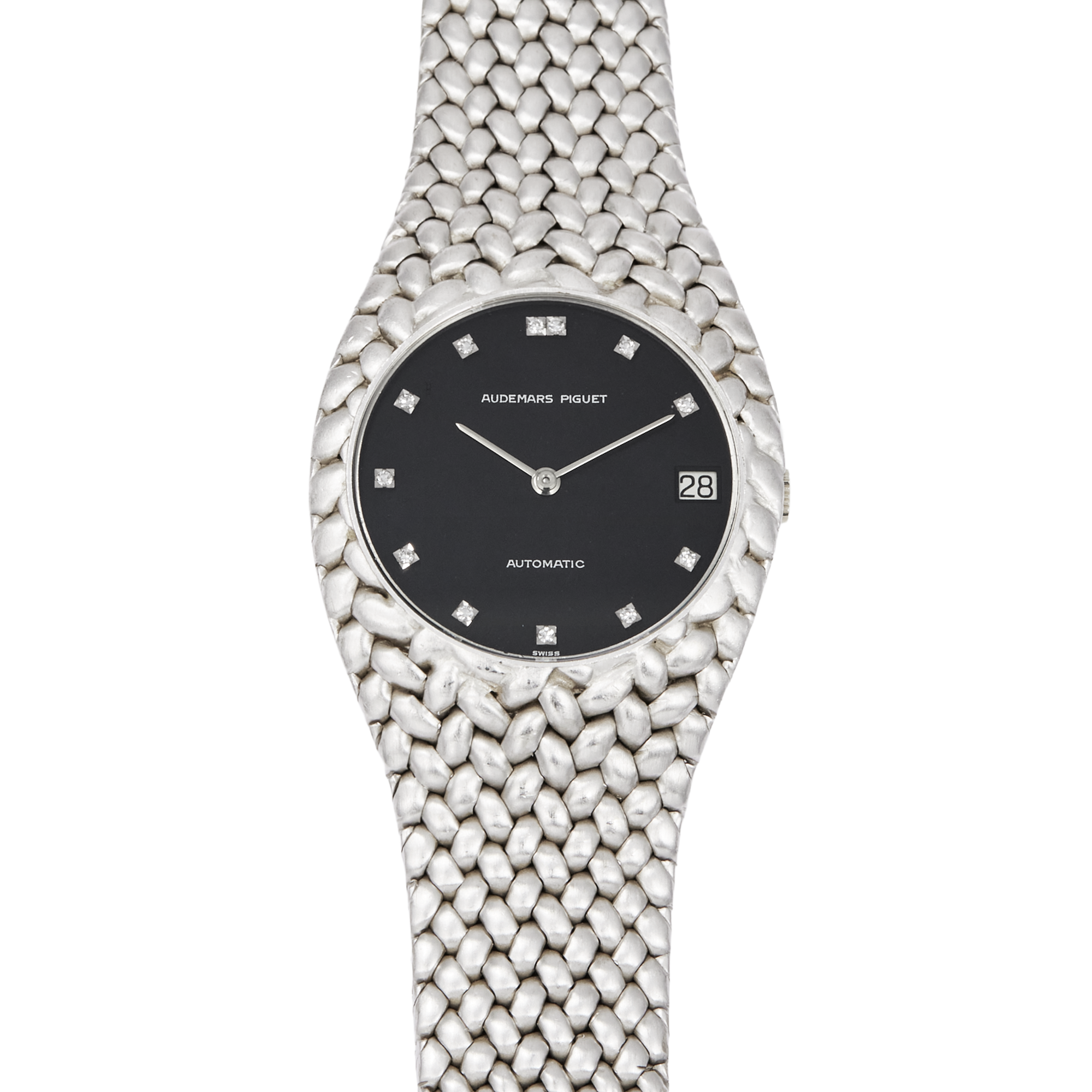 Vintage Cobra White Gold Black Dial 34mm Product Image
