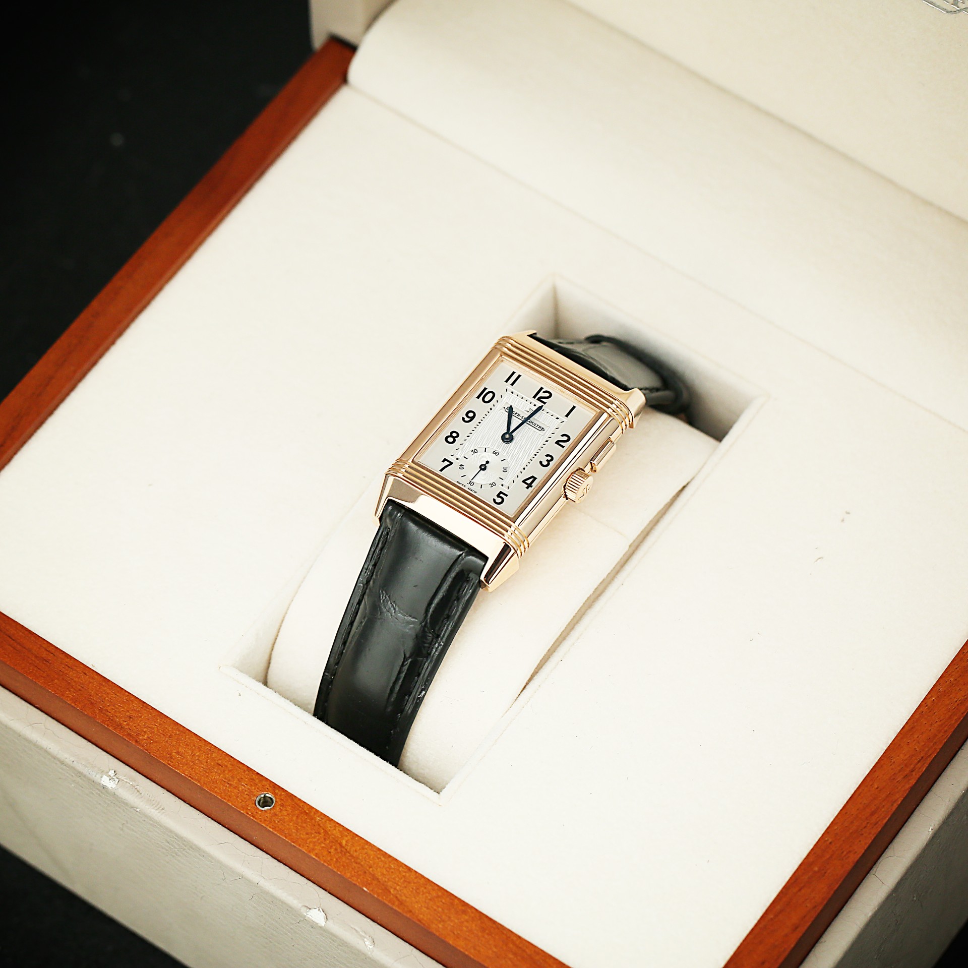 Reverso Duo Rose Gold Silver Dial 26mm Product Image 1