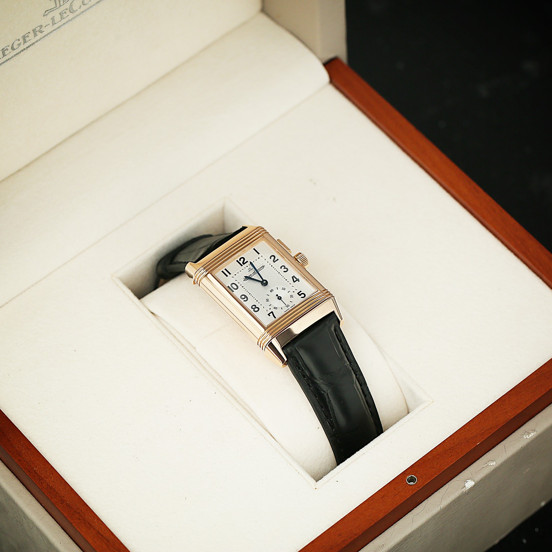 Reverso Duo Rose Gold Silver Dial 26mm Product Image 2