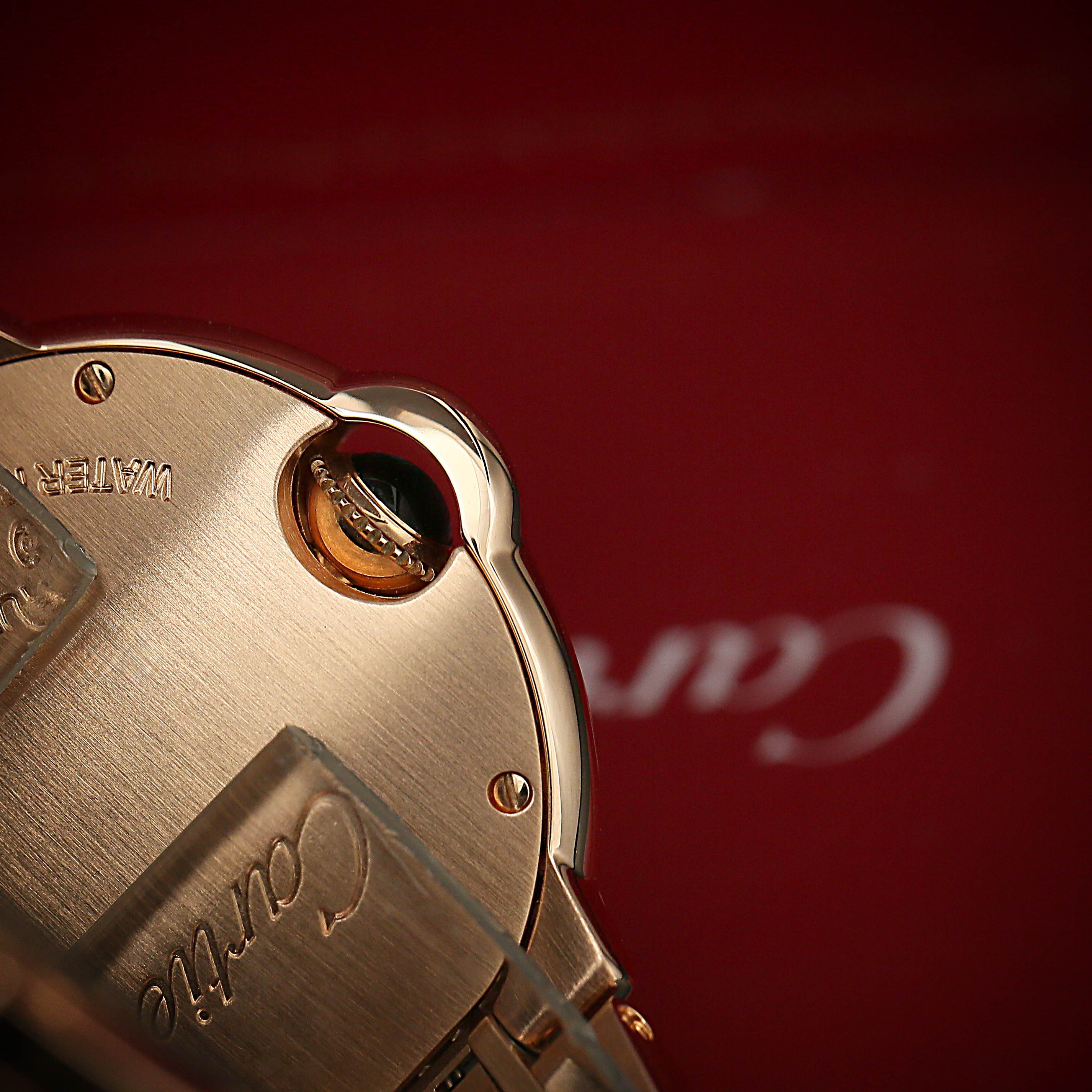 Ballon Bleu de Cartier Rose Gold Diamond Silver Dial 33mm Product Image 4