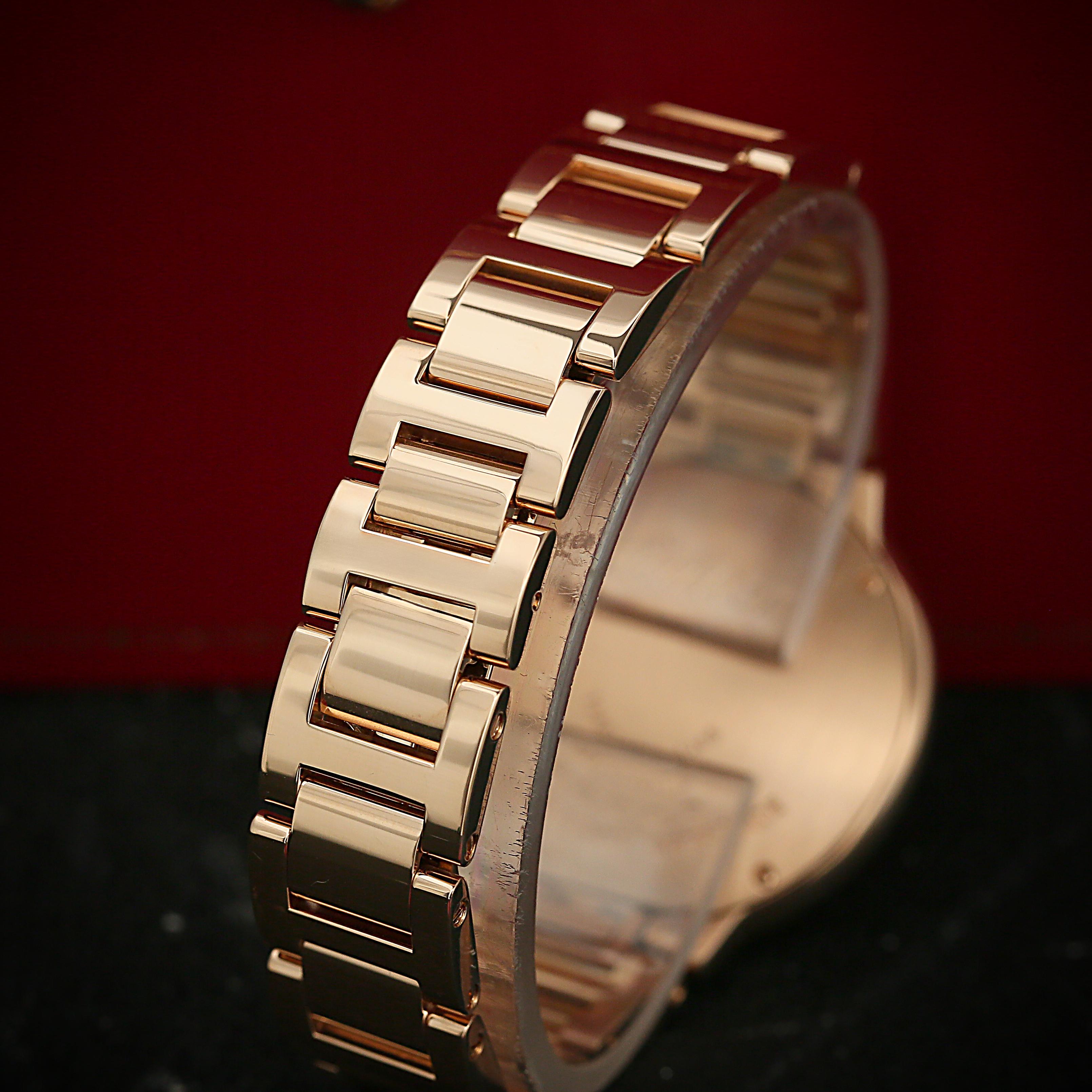 Ballon Bleu de Cartier Rose Gold Diamond Silver Dial 33mm Product Image 6
