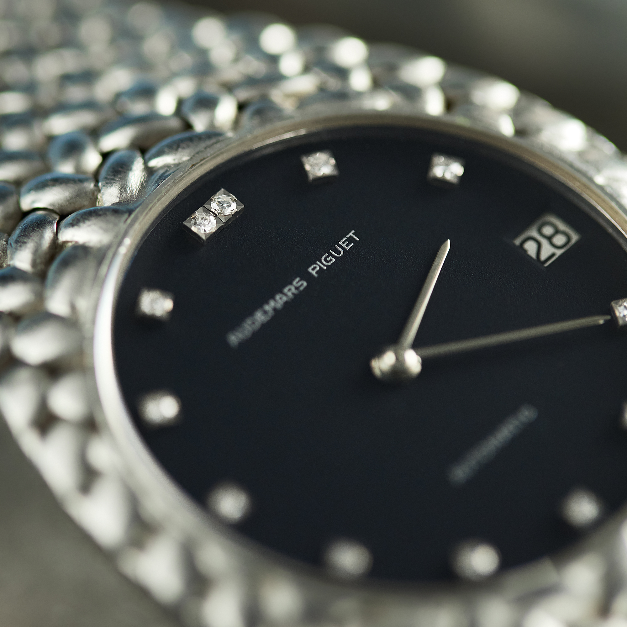 Vintage Cobra White Gold Black Dial 34mm Product Image 13