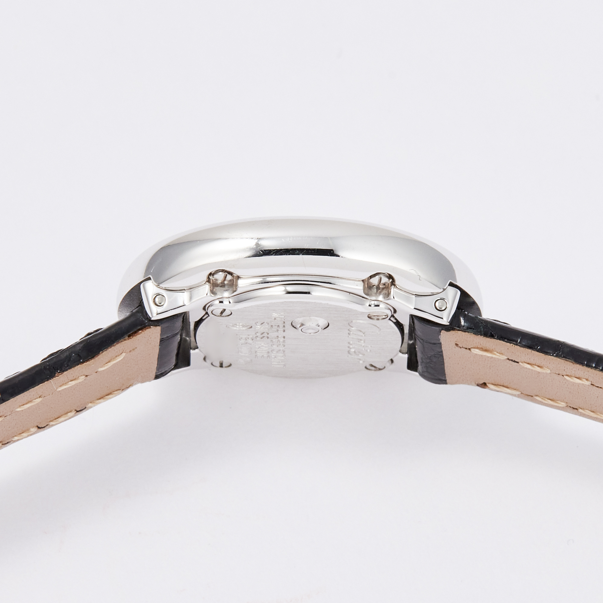Vintage Baignoire de Cartier White Gold Silver Dial 17mm Product Image 4