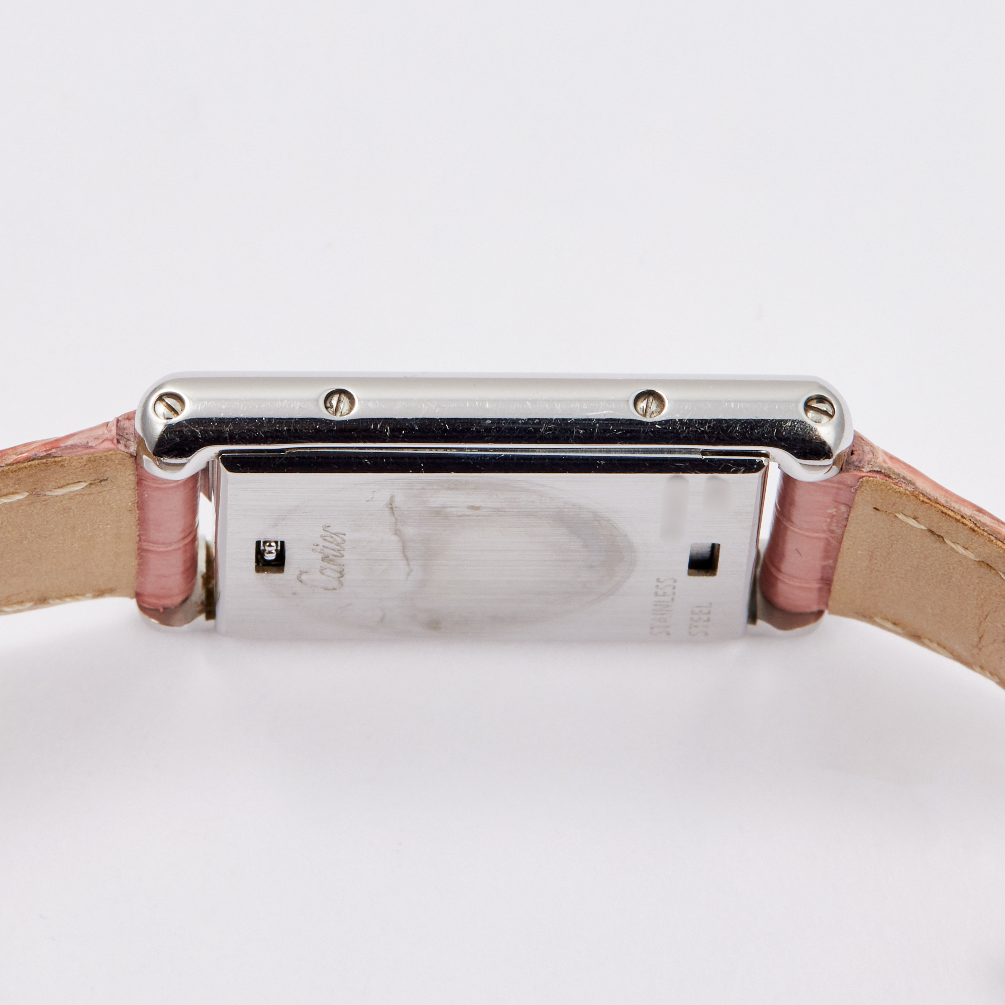 Vintage Tank Basculante Steel White Dial 21mm Product Image 5