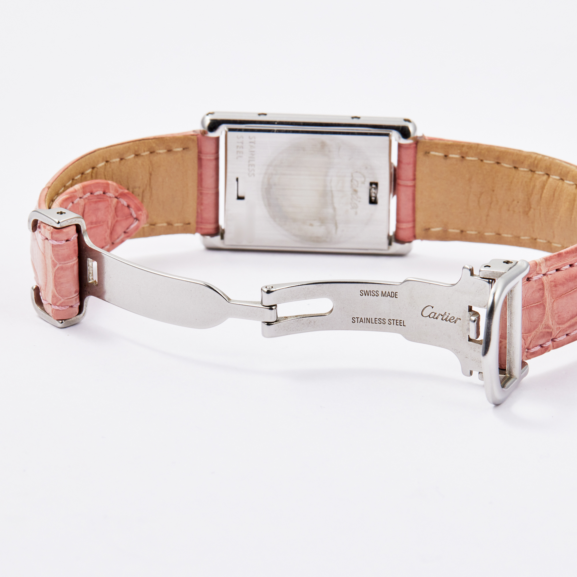 Vintage Tank Basculante Steel White Dial 21mm Product Image 7