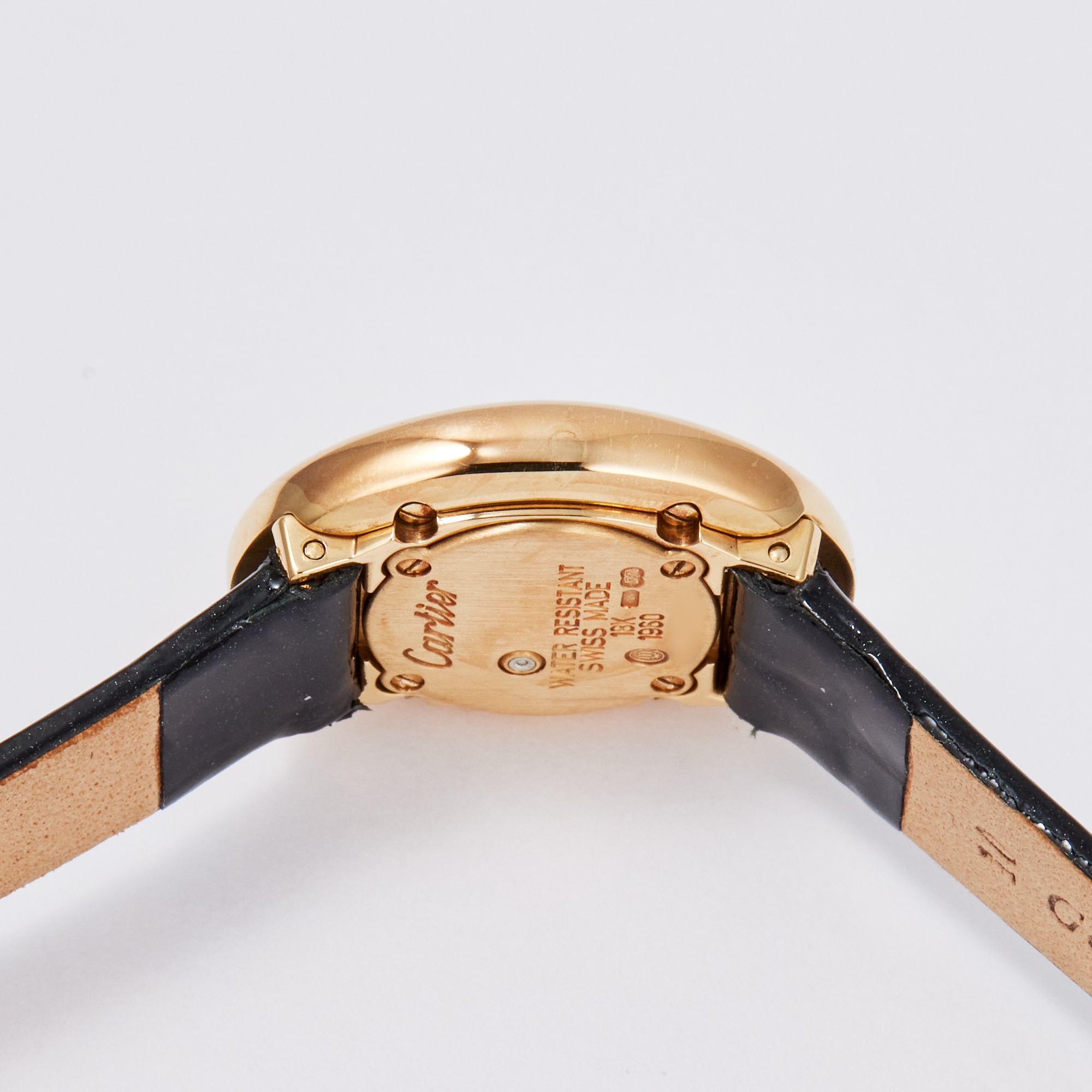 Vintage Baignoire de Cartier Yellow Gold Silver Dial 18mm Product Image 5