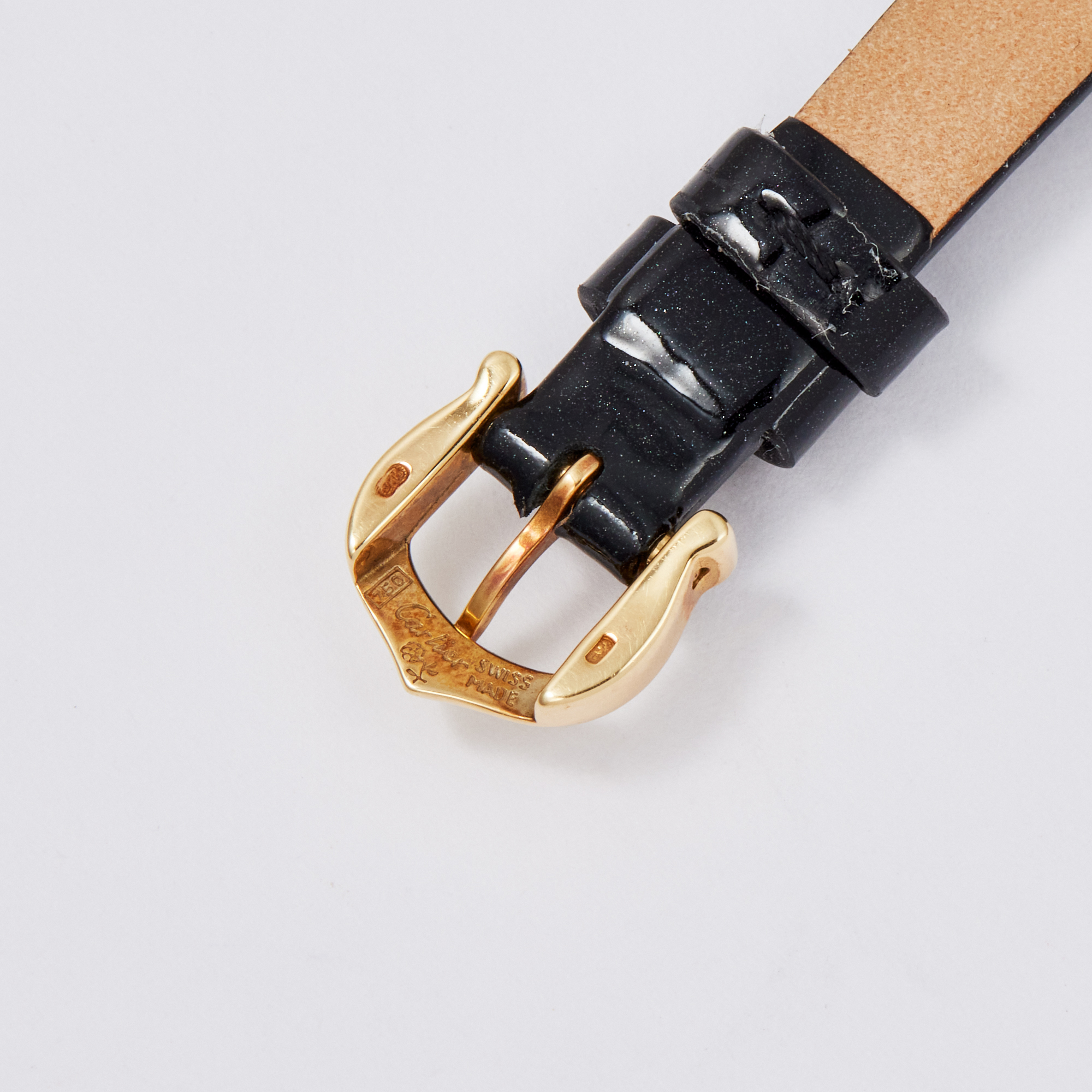 Vintage Baignoire de Cartier Yellow Gold Silver Dial 18mm Product Image 8